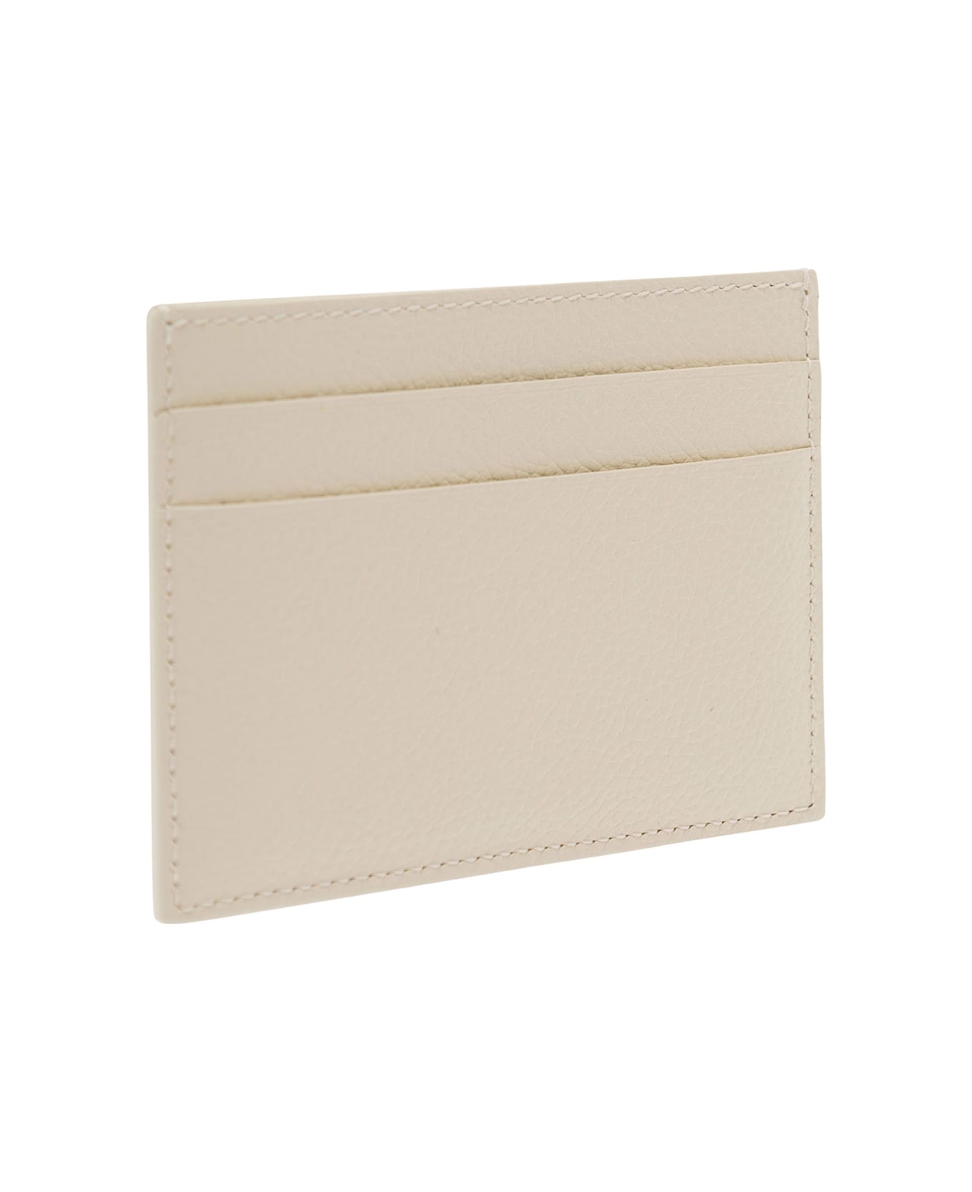 Balenciaga Card Holder With Political Stencil Logo - White