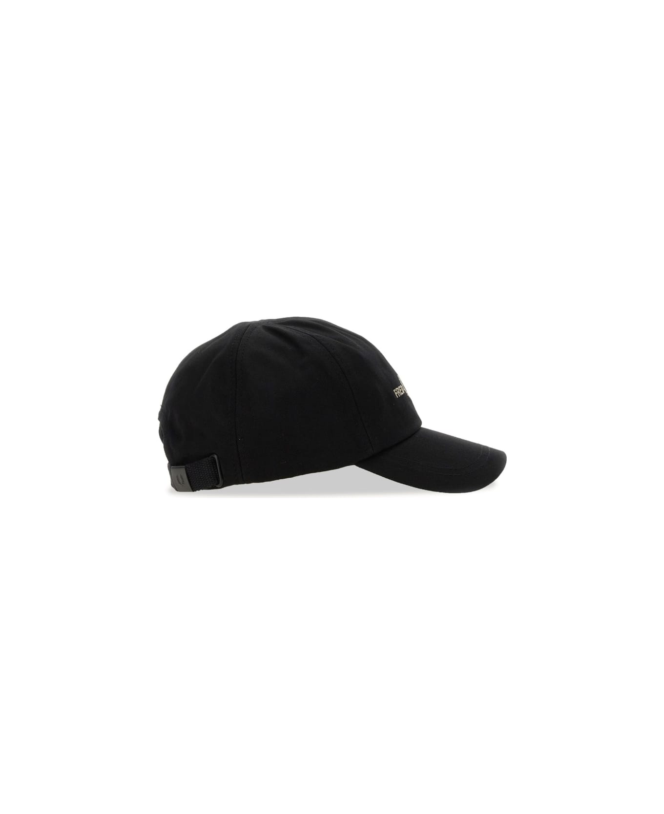 Fred Perry Baseball Hat With Logo - BLACK