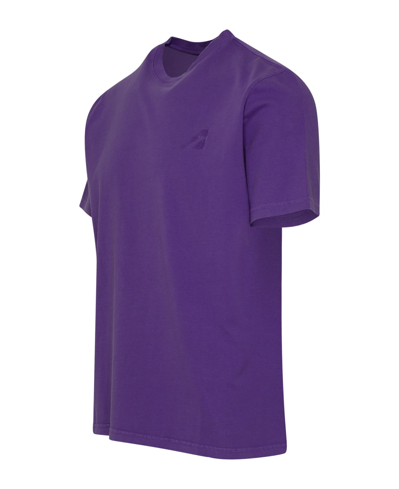 Autry Purple Cotton T-shirt - Lilla