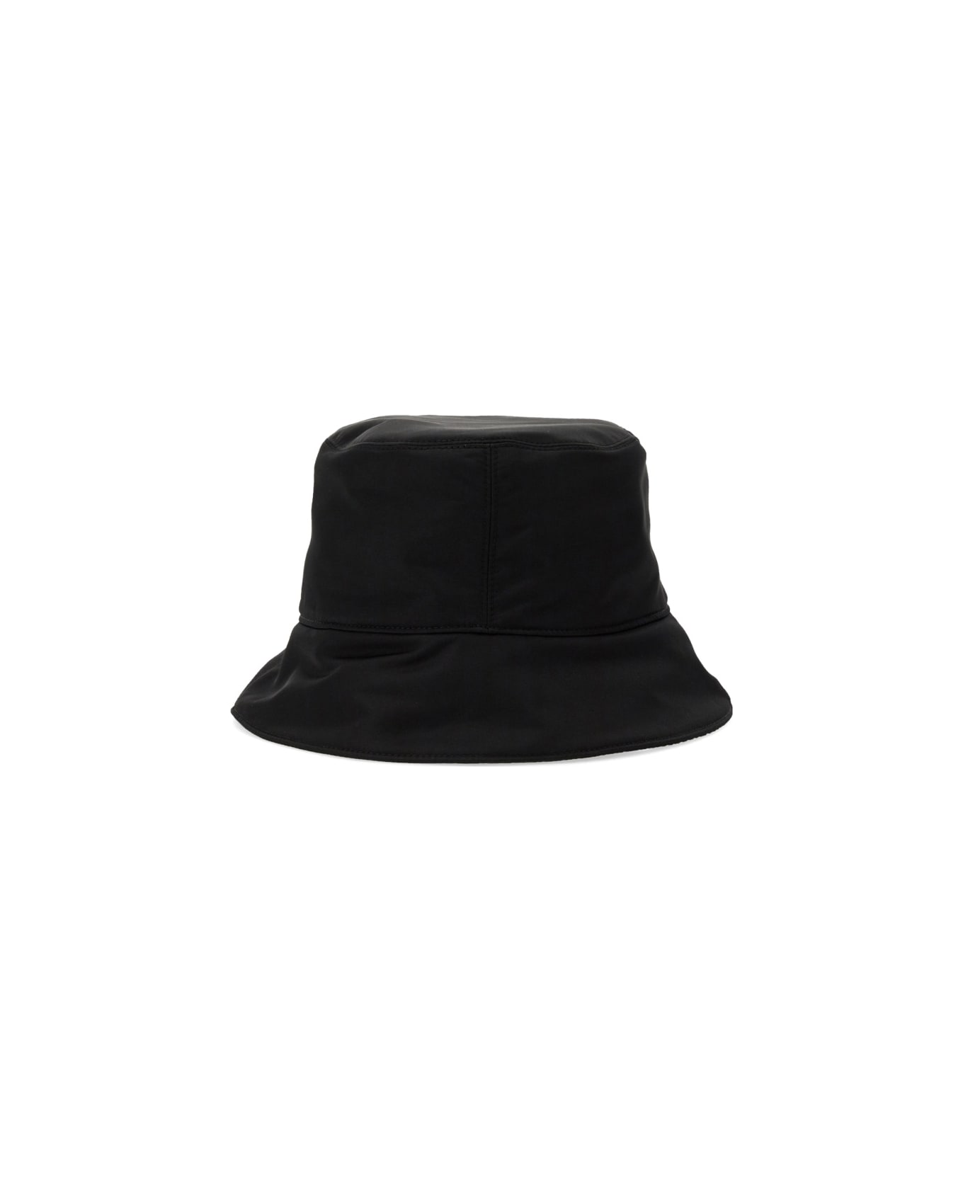 Off-White Bucket Hat With Logo - BLACK