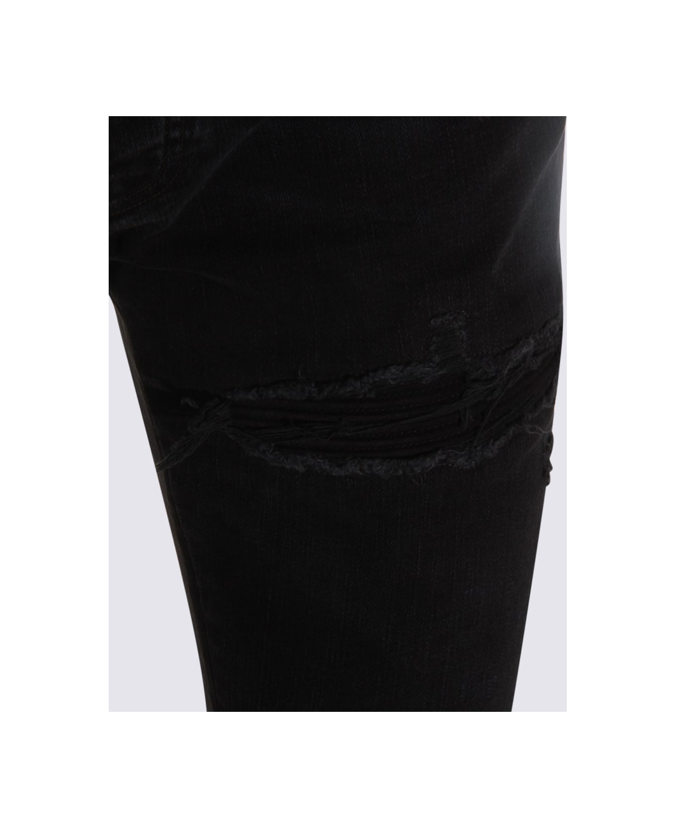 AMIRI Black Cotton Denim Jeans - DUSK BLACK