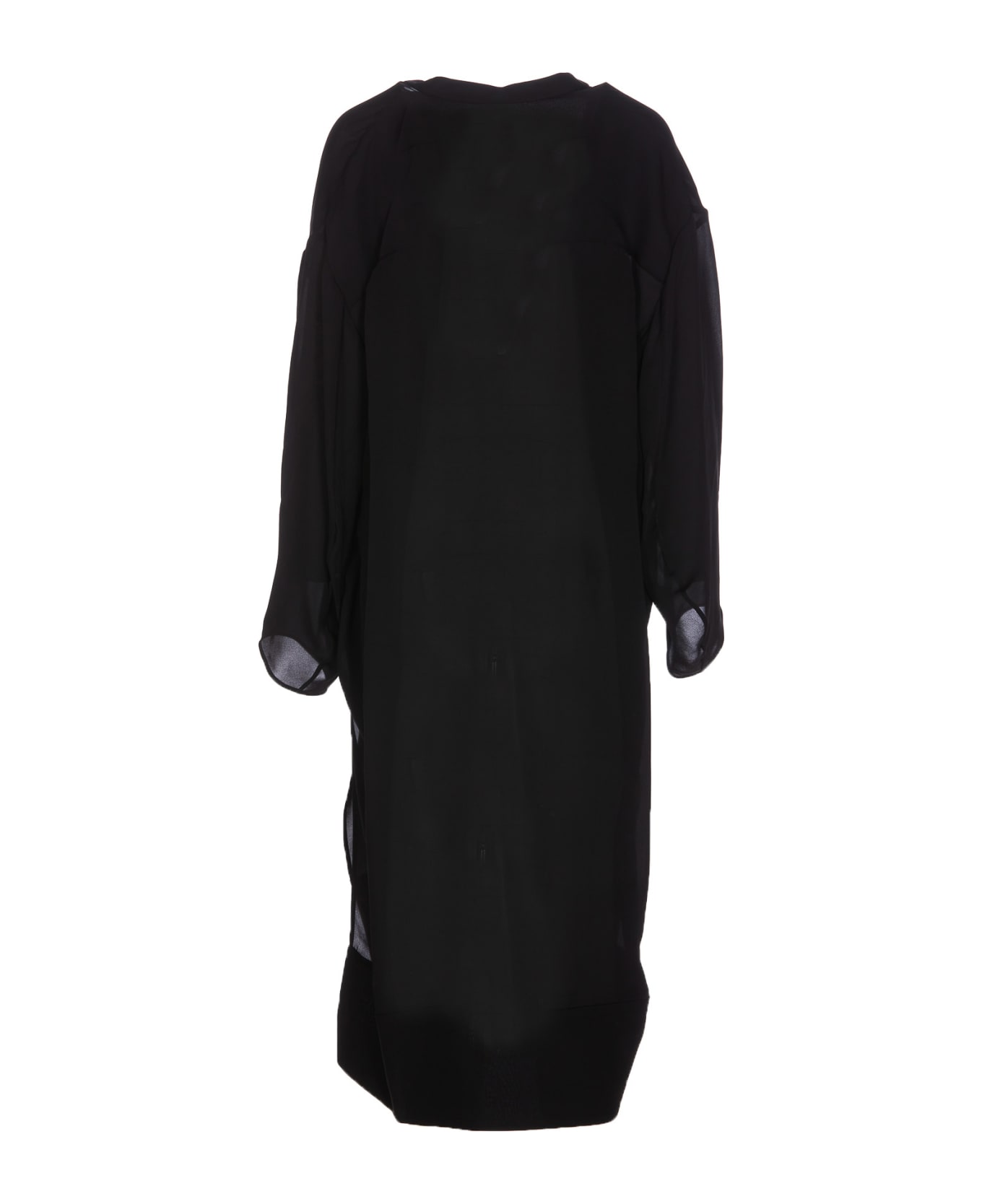 Khaite Brom Shirt Dress - Black