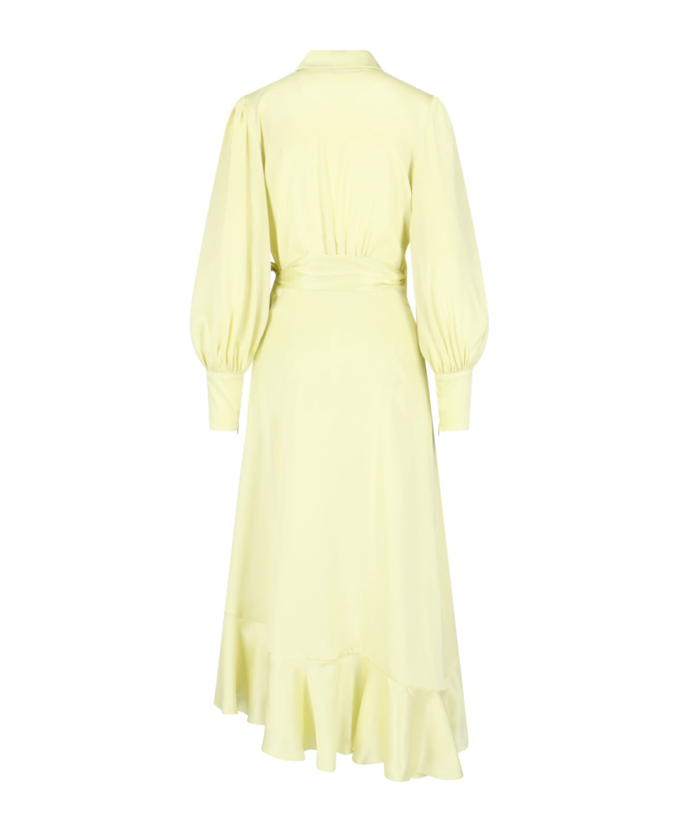 Zimmermann Asymmetrical Midi Dress - Yellow
