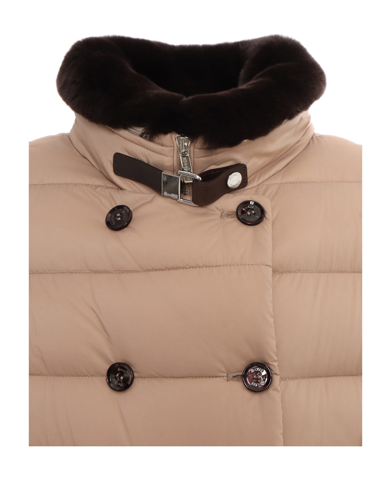 Moorer Longan-s3 Down-jacket - BROWN