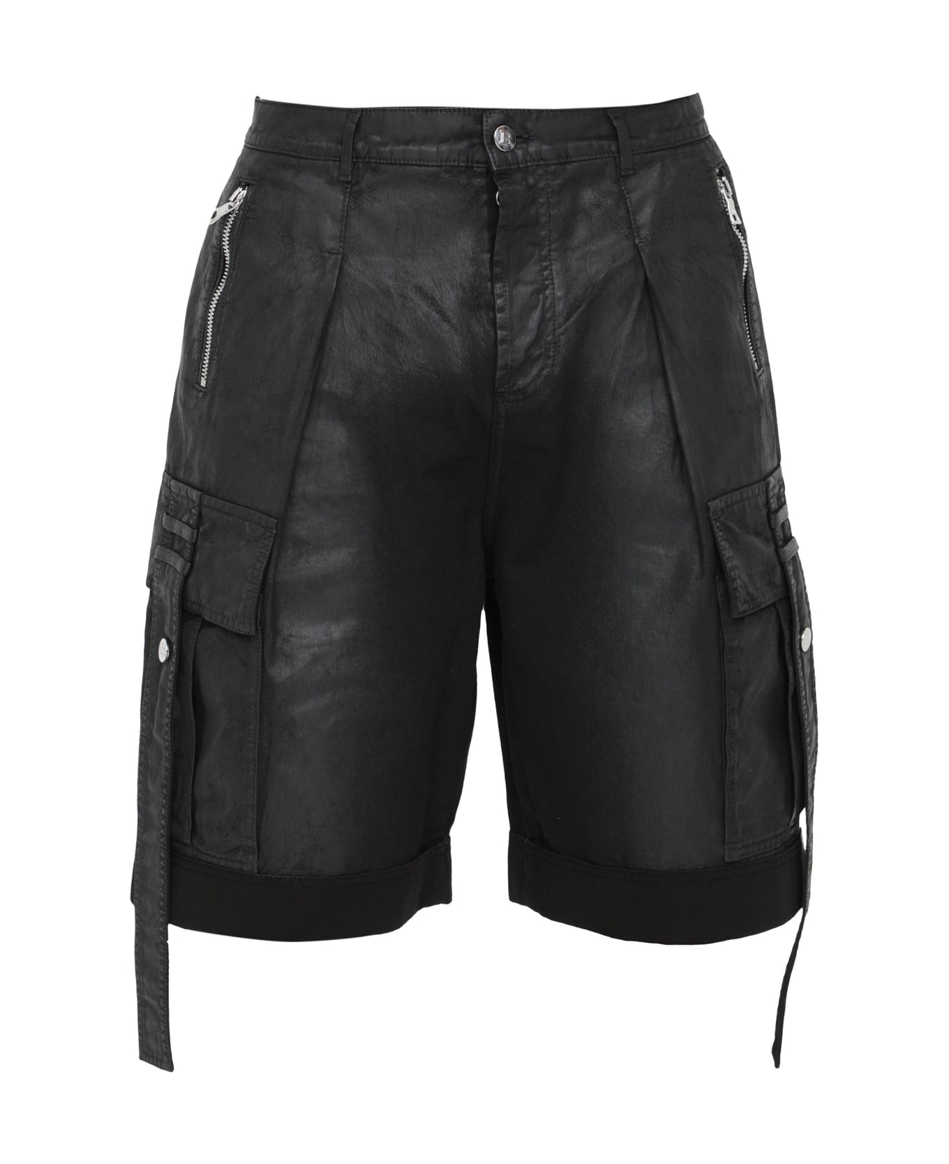Balmain Denim Shorts - Black ショートパンツ