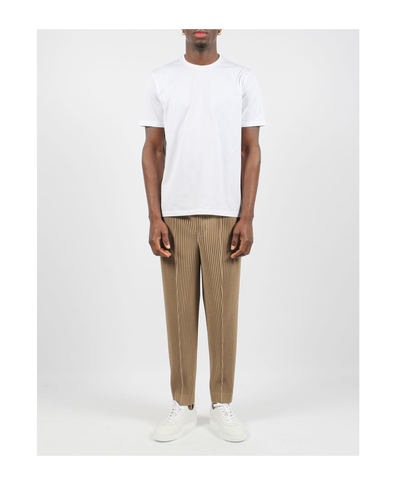Homme Plissé Issey Miyake Compleat Trousers - Brown