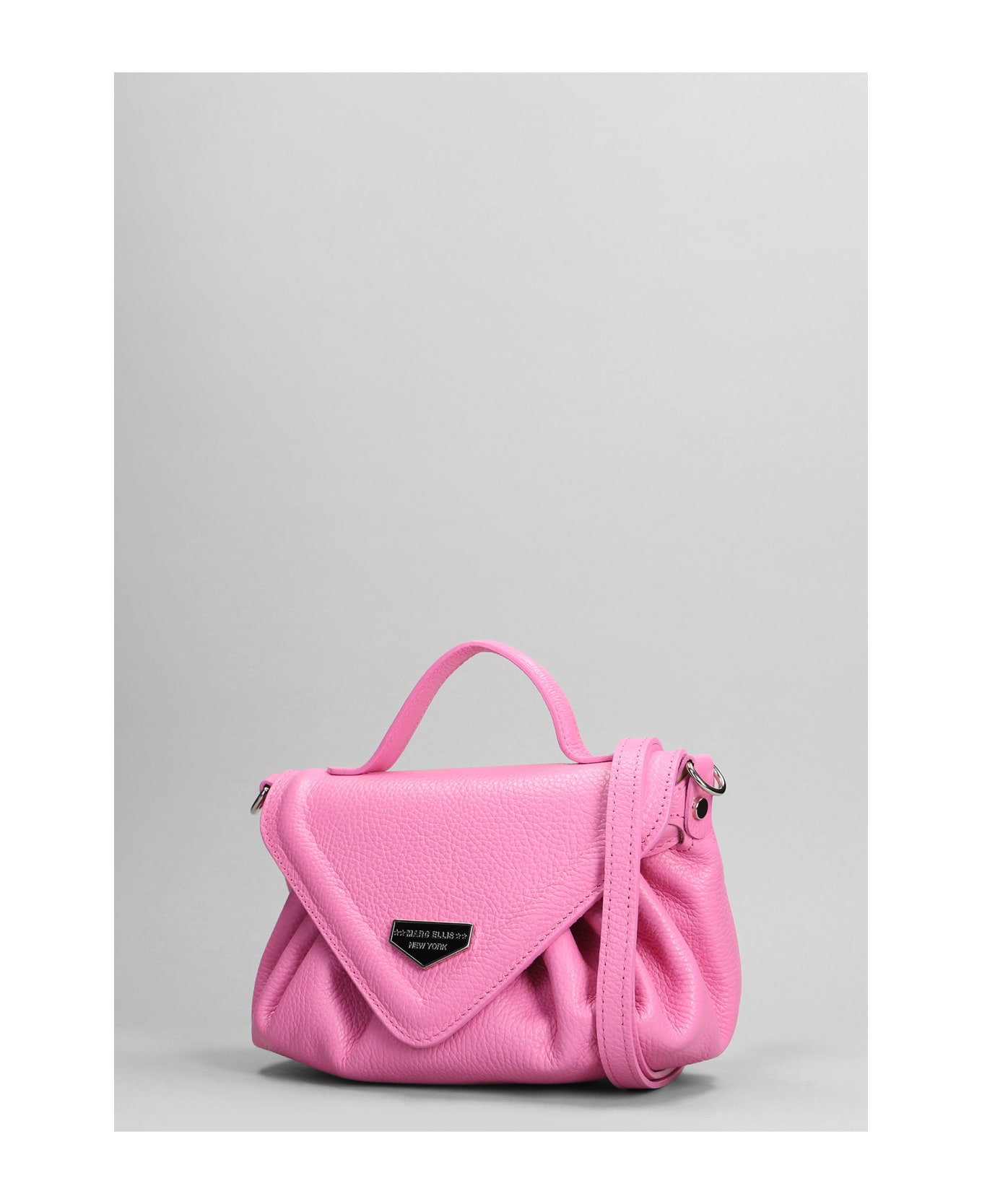 Marc Ellis Loly Do Shoulder Bag In Rose-pink Leather - rose-pink