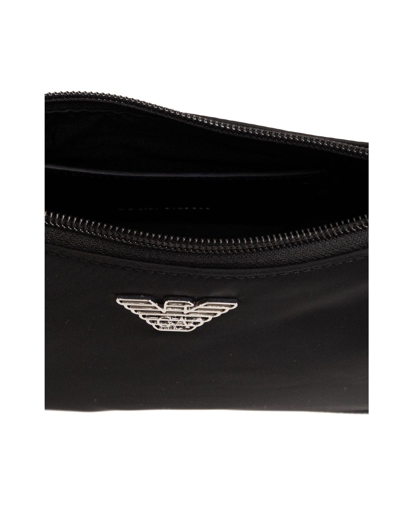 Emporio Armani Sustainable Collection Shoulder Bag - Black トートバッグ