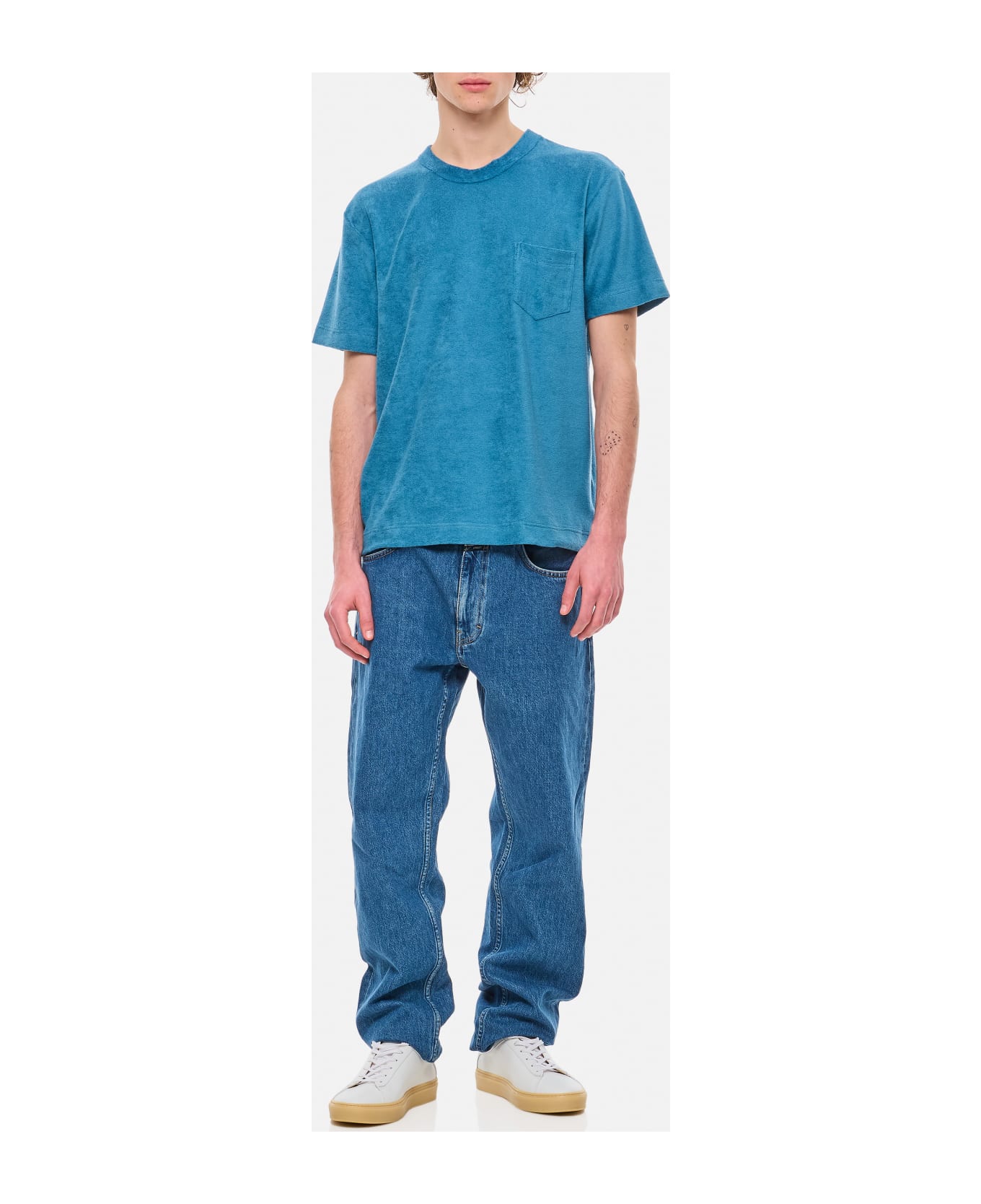 Howlin Shortsleeve Cotton T-shirt - Blue