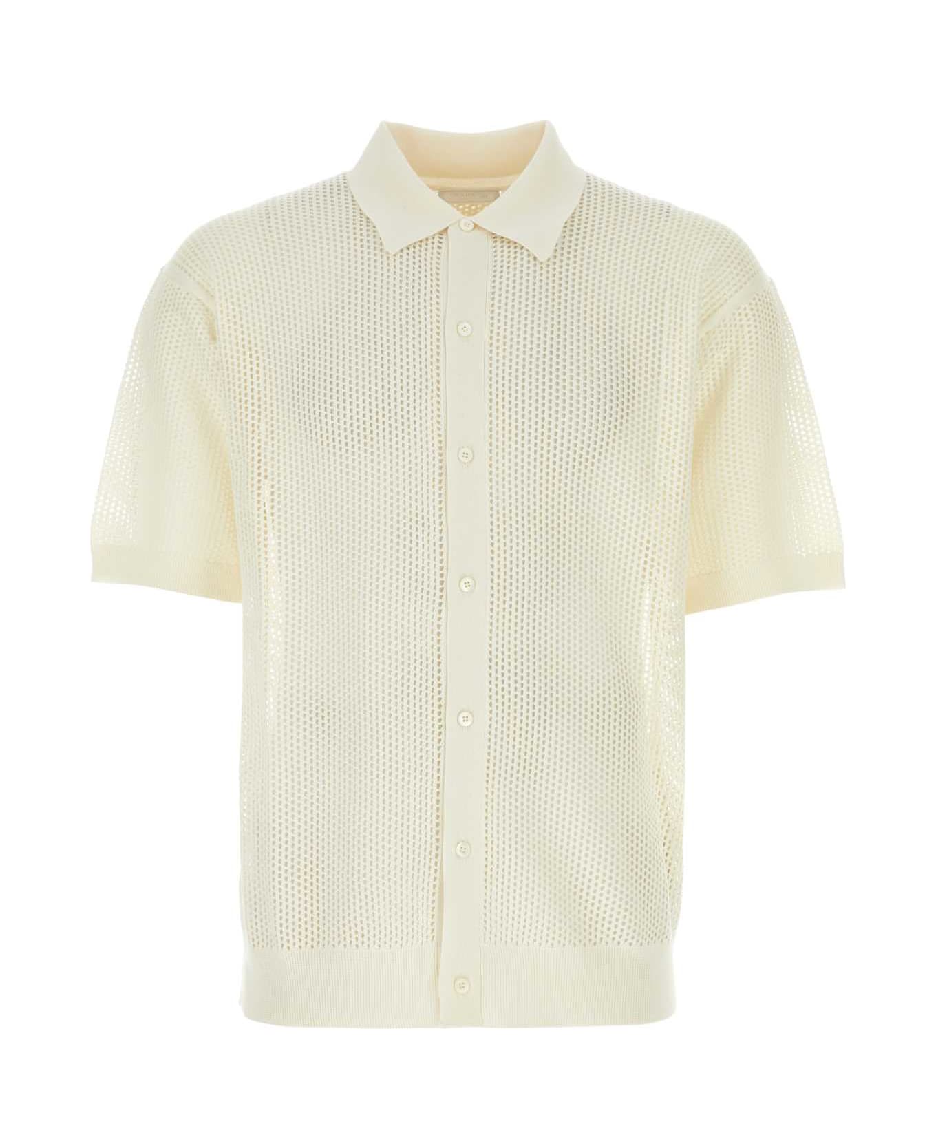 Prada White Silk Blend Shirt - BIANCO