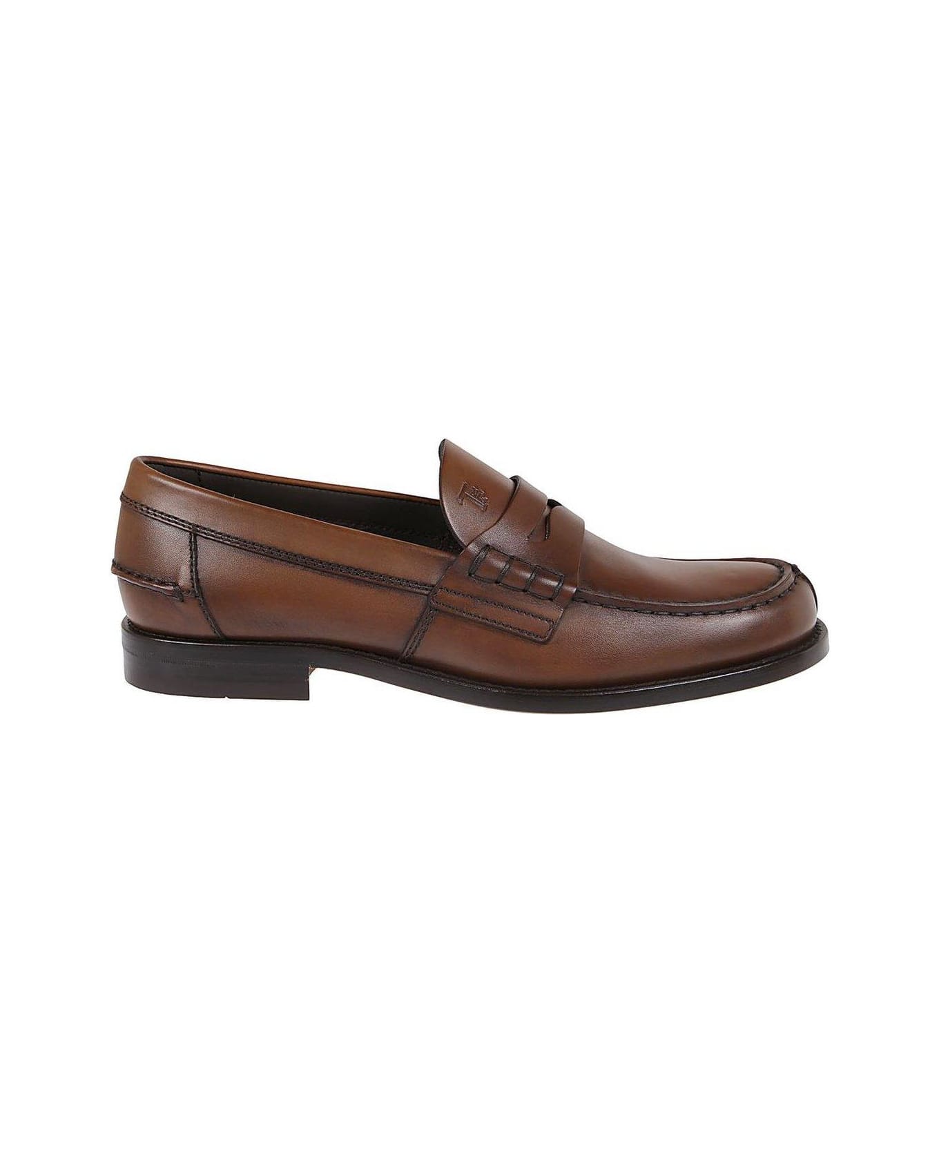 Tod's Penny Bar Moccasins - Brown ローファー＆デッキシューズ