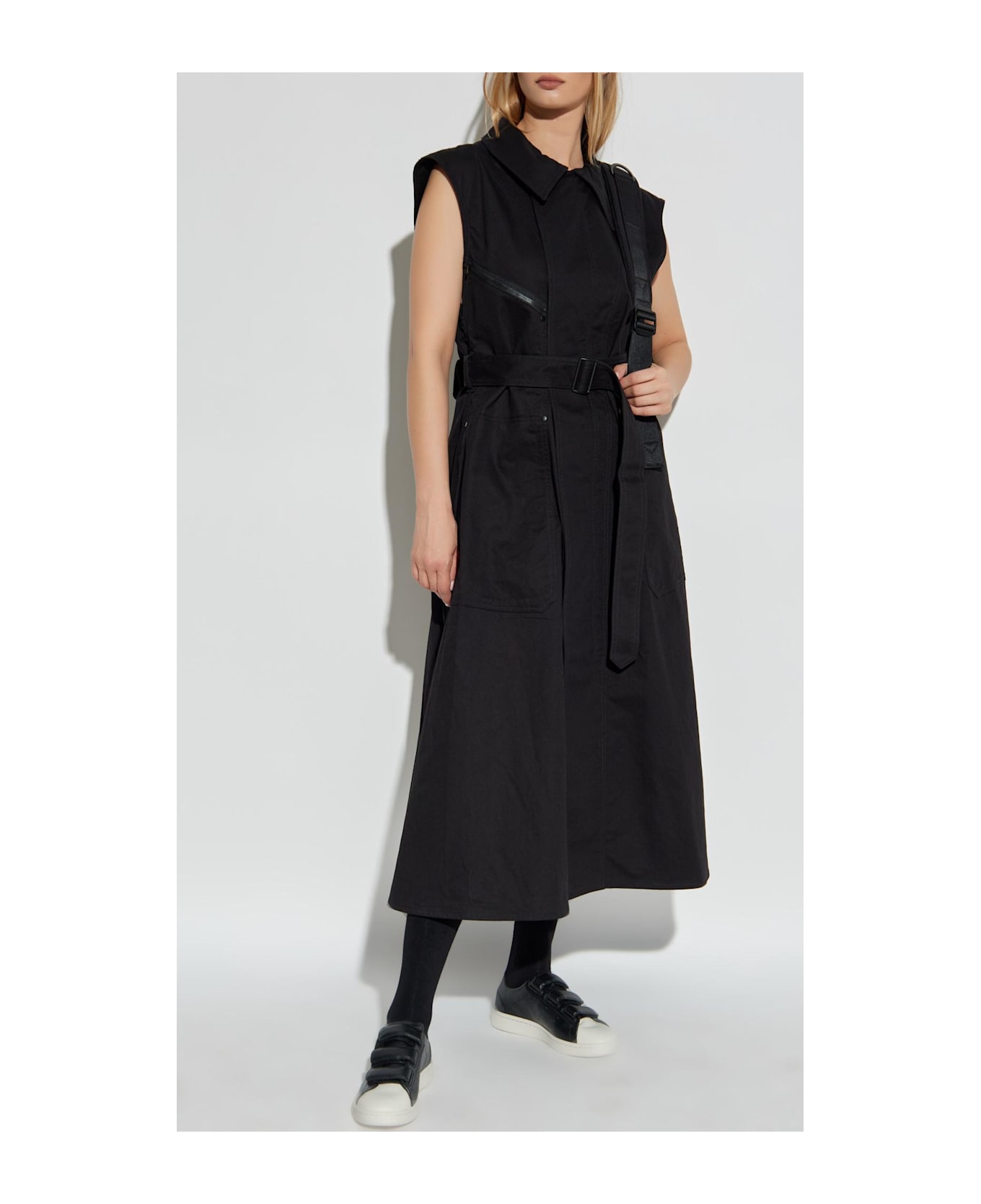 Y-3 Dress With Detachable Collar - Black