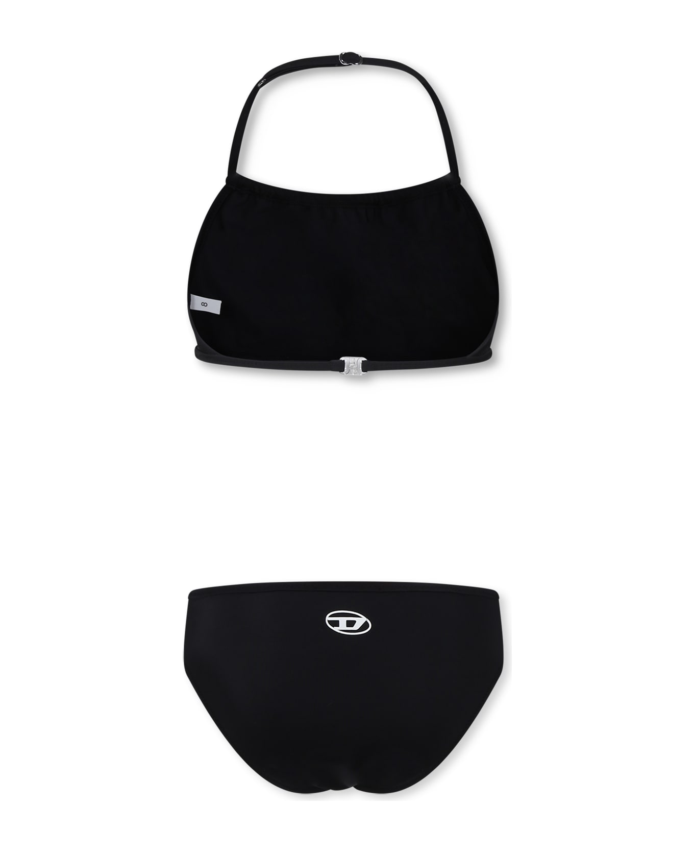 Diesel Black Bikini For Girl With Logo - Black