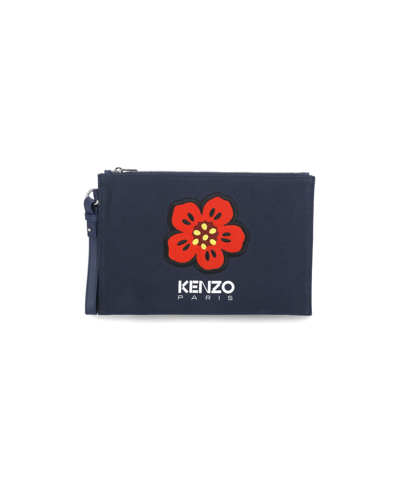 Kenzo Boke Flower Clutch - Blue バッグ