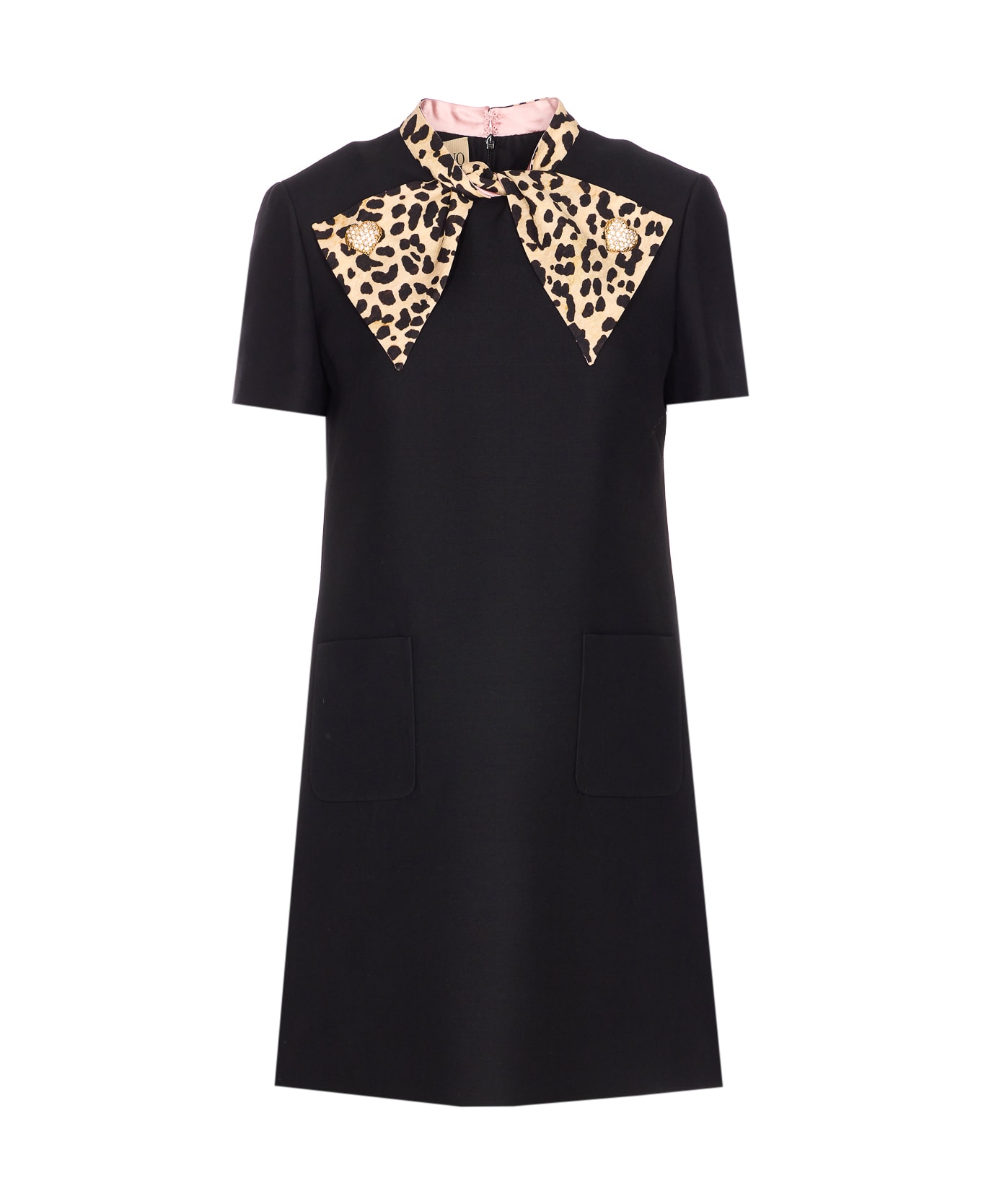 Valentino Garavani Crepe Couture Solid Dress - Black
