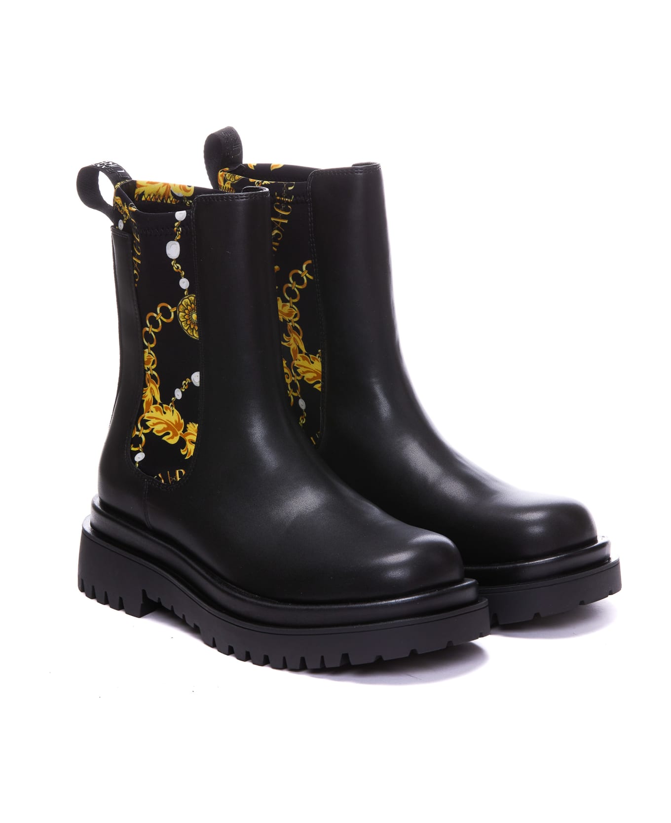 Versace Jeans Couture Combat Boots - Black