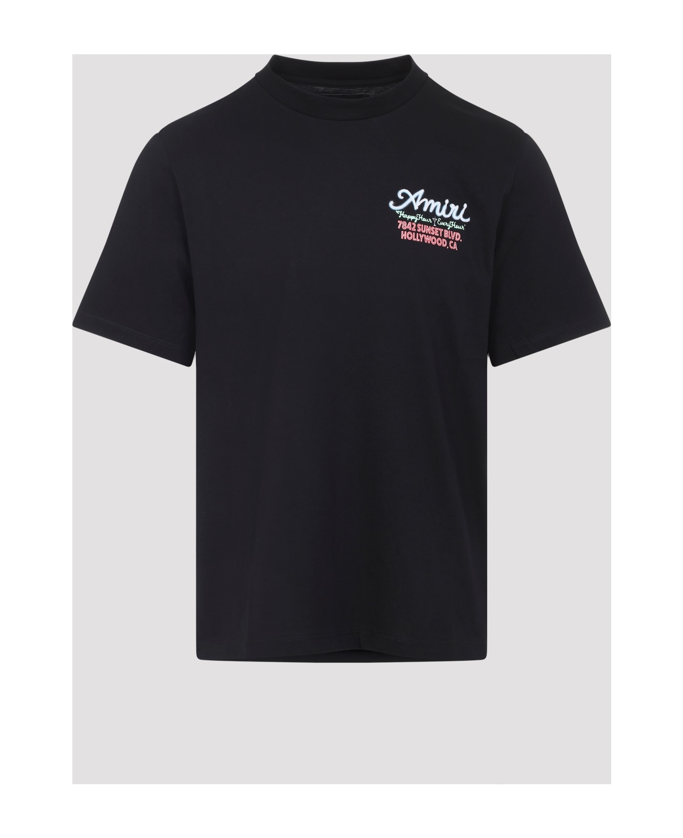 AMIRI Neon Lights Os T-shirt - Black