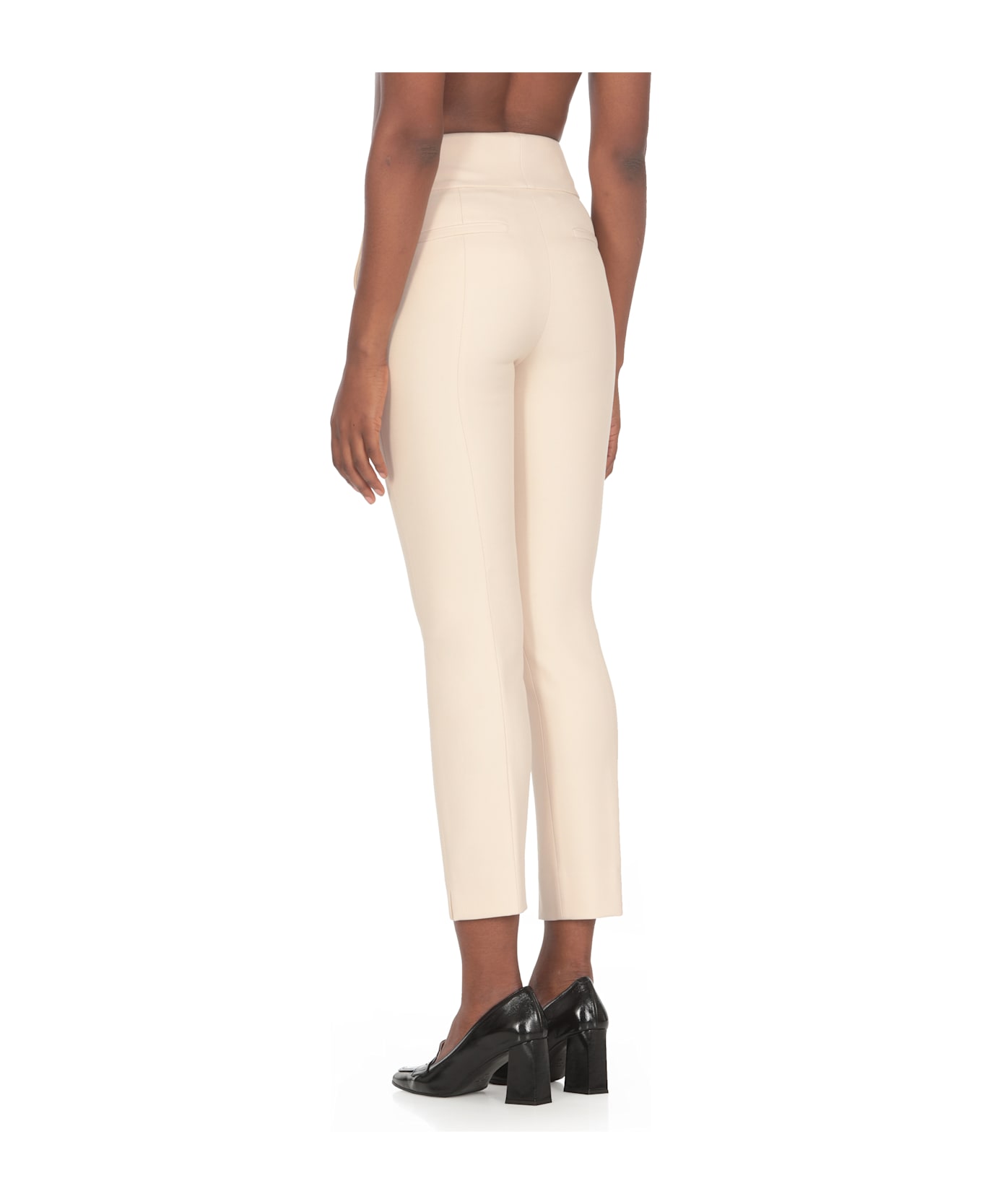 Peserico Cotton Trousers - Ivory