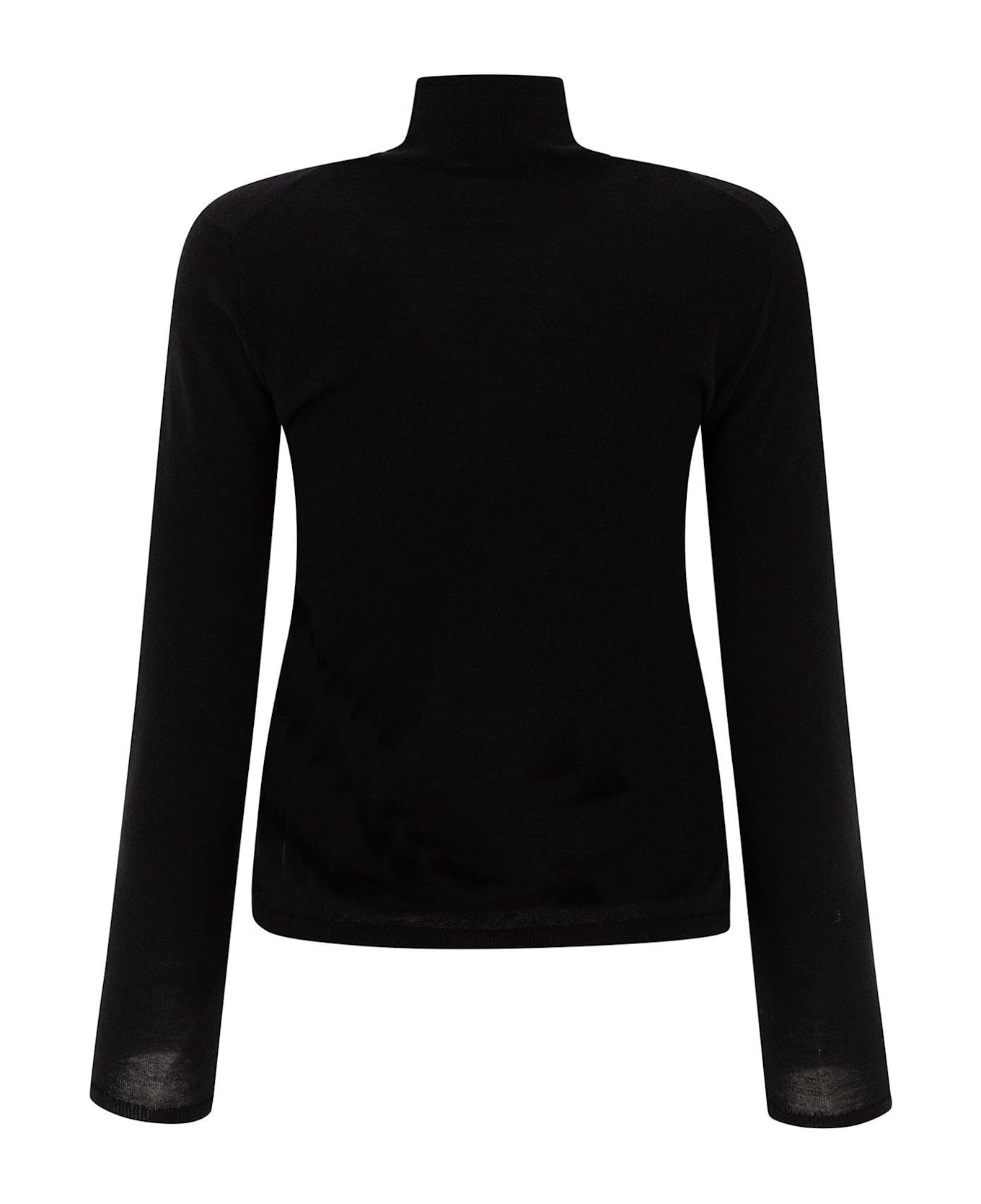 Max Mara Turtleneck Long-sleeved Jumper - Black