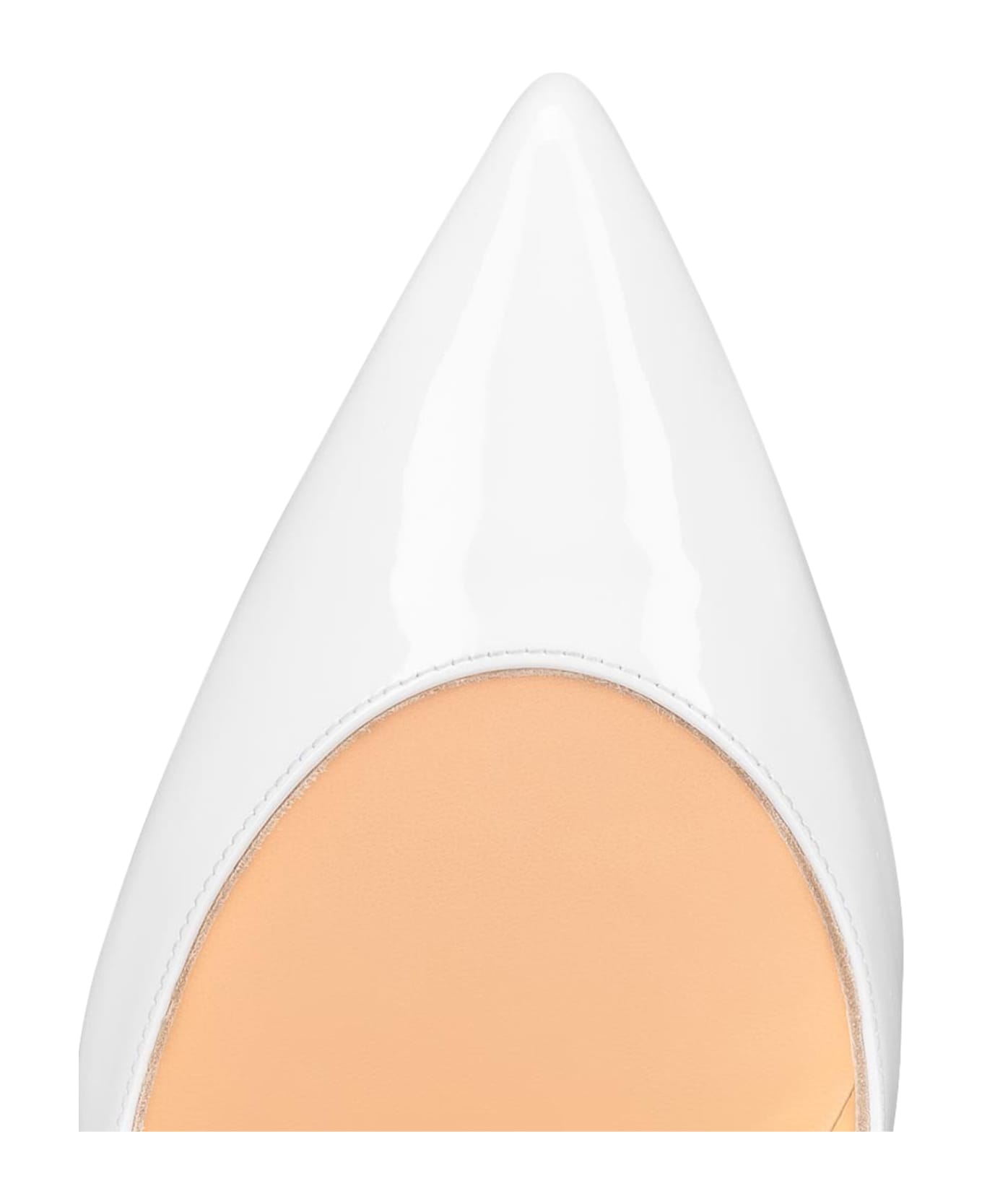 Christian Louboutin Hot Chick 100 Patent - White