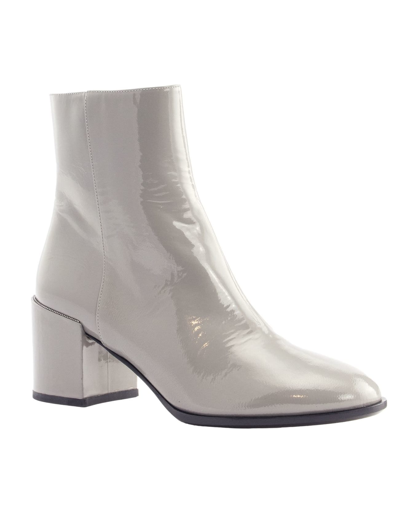 Fabiana Filippi Elegant Leather Boots - Grey