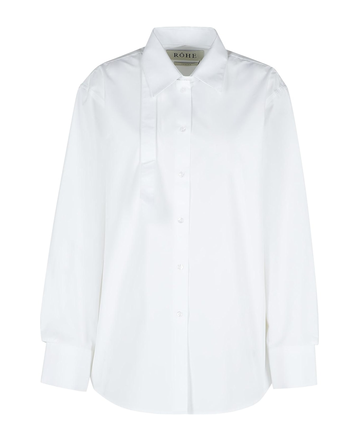 Róhe White Cotton Shirt - Bianco