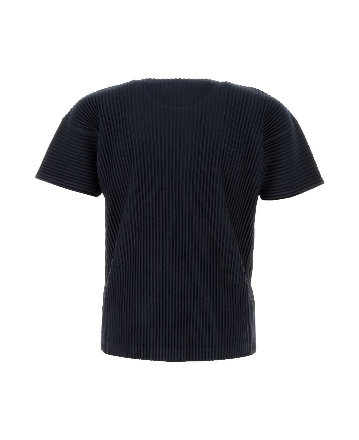 Homme Plissé Issey Miyake Midnight Polyester T-shirt - Blue