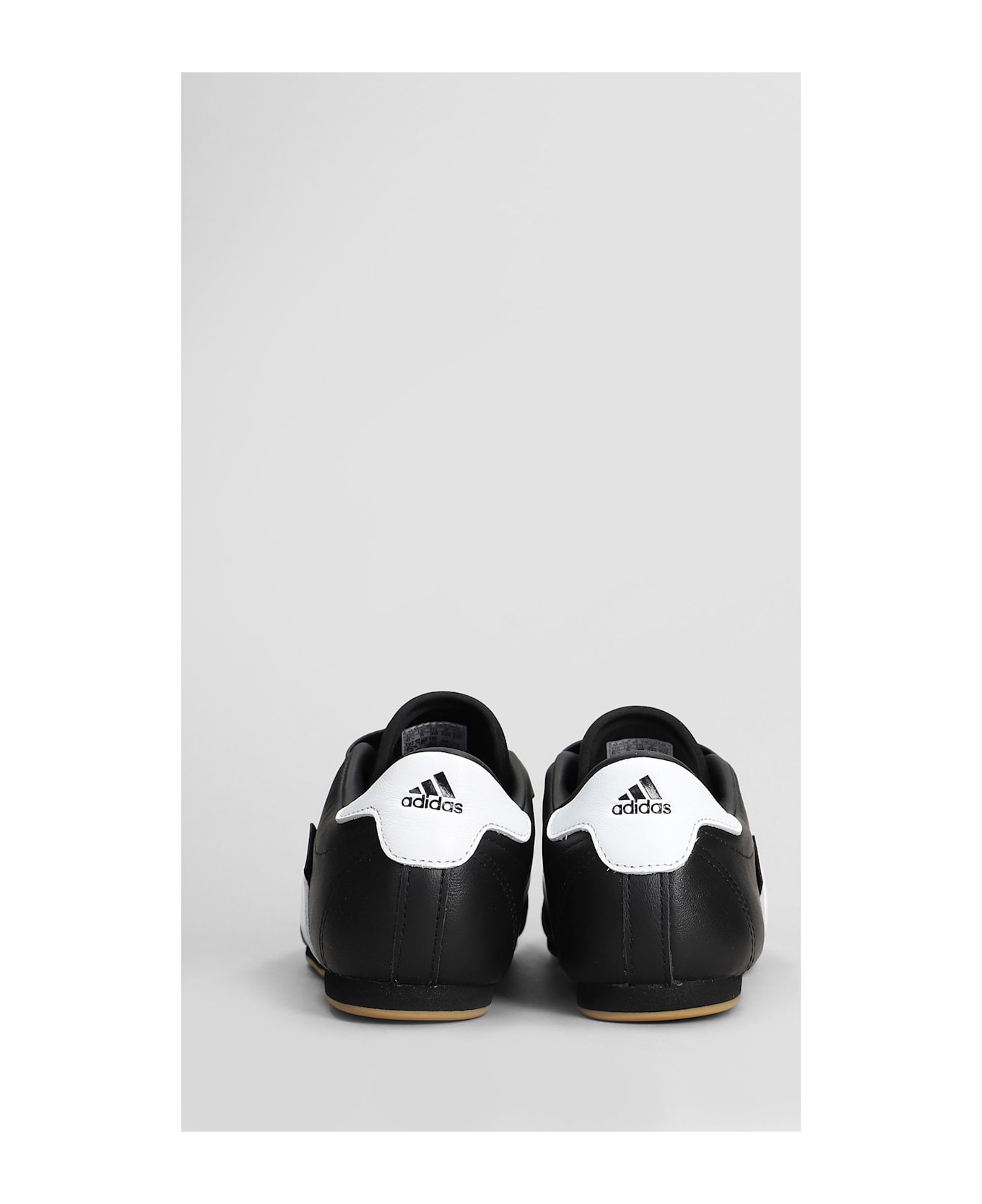 Adidas Taekwondo Sneakers In Black Leather - black
