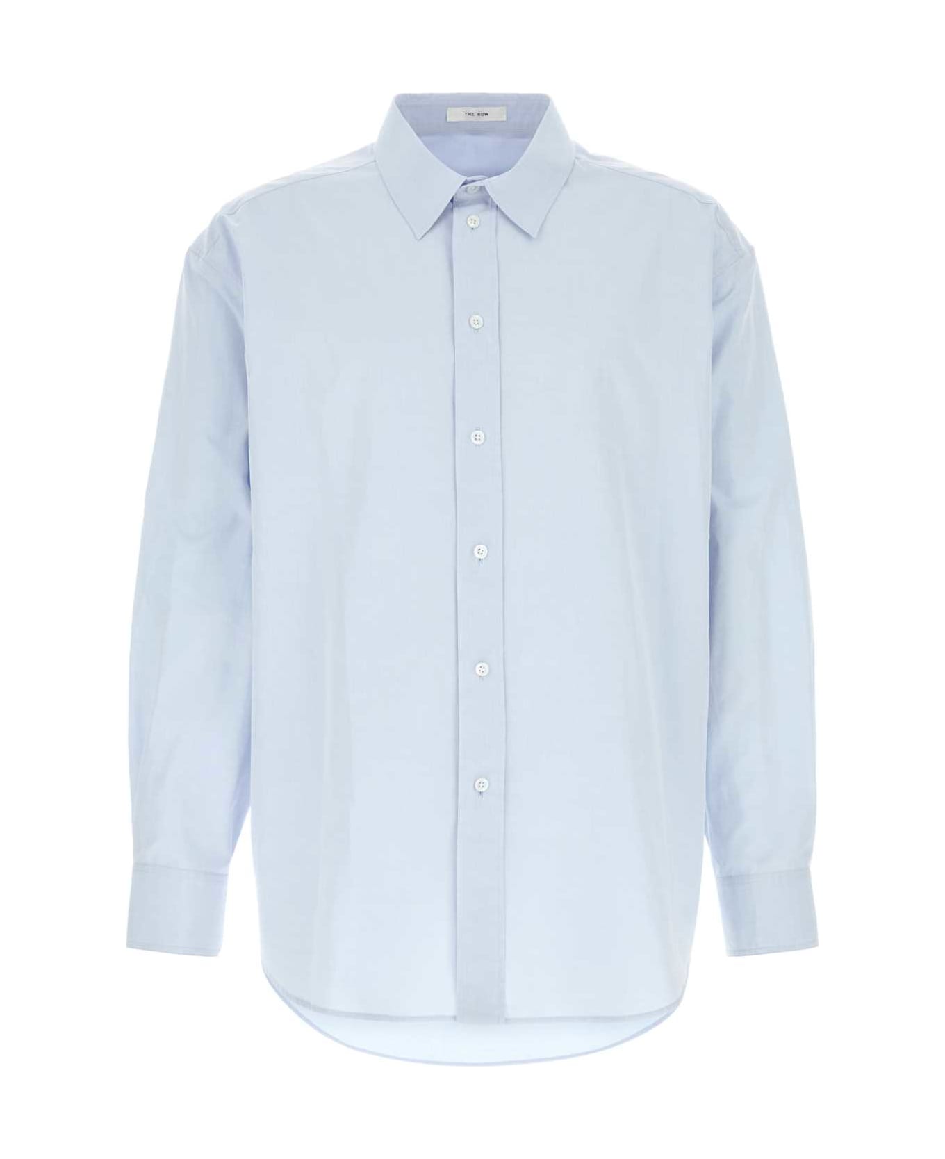 The Row Powder Blue Poplin Granada Shirt - LIGHTSKYBLUE シャツ