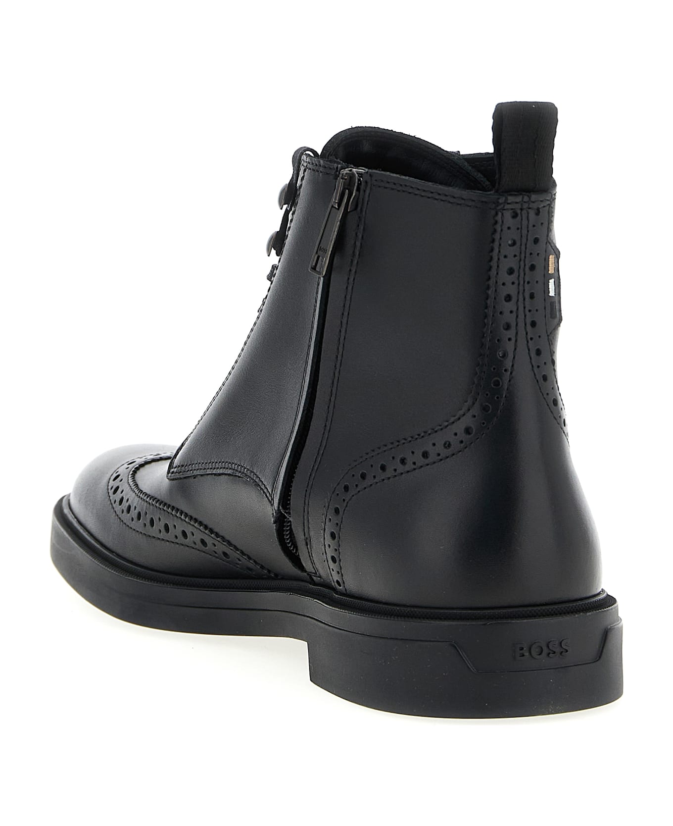 Hugo Boss 
calev_halb
 Combat Boots - Black  
