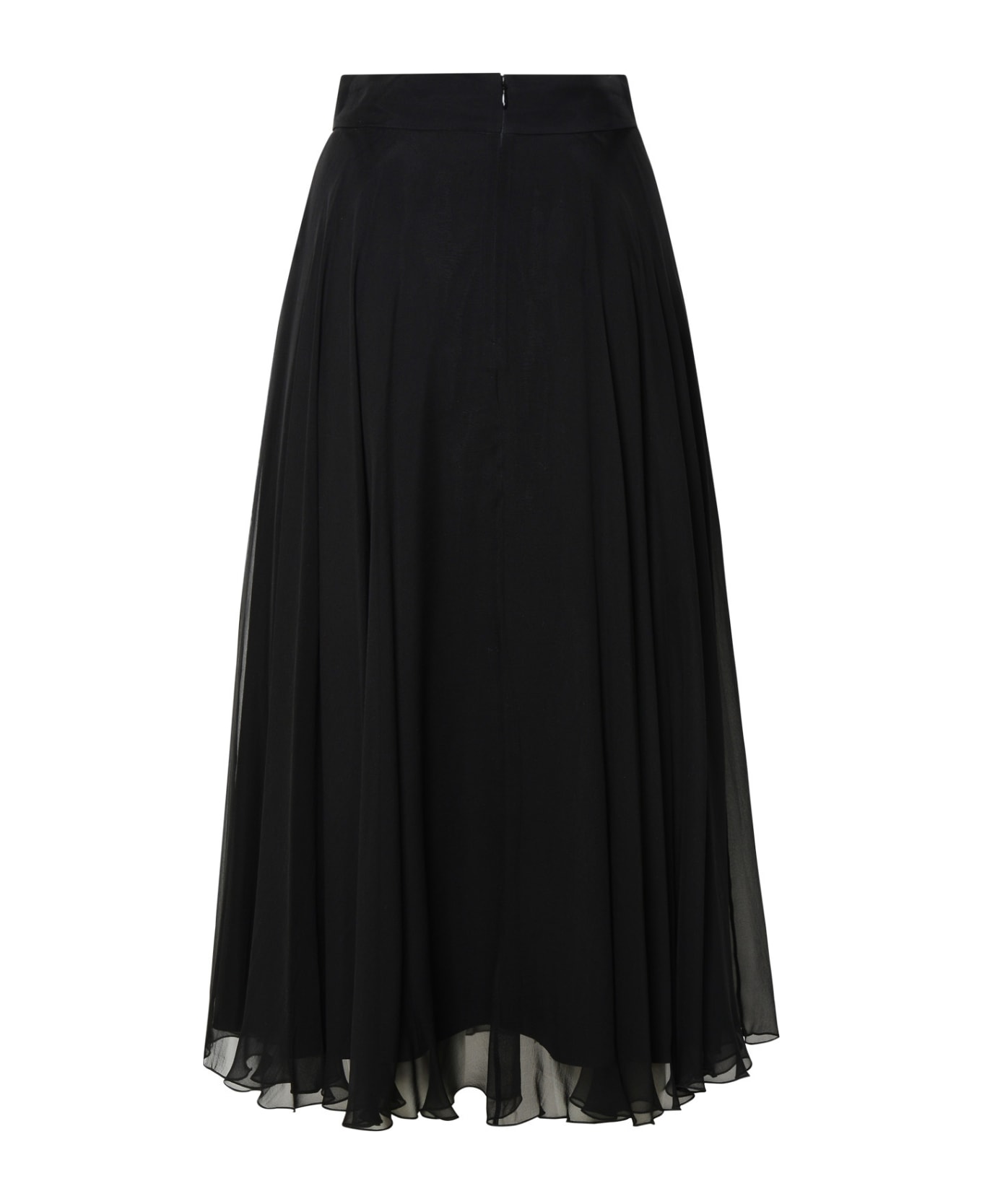 Dolce & Gabbana Black Silk Skirt - Nero