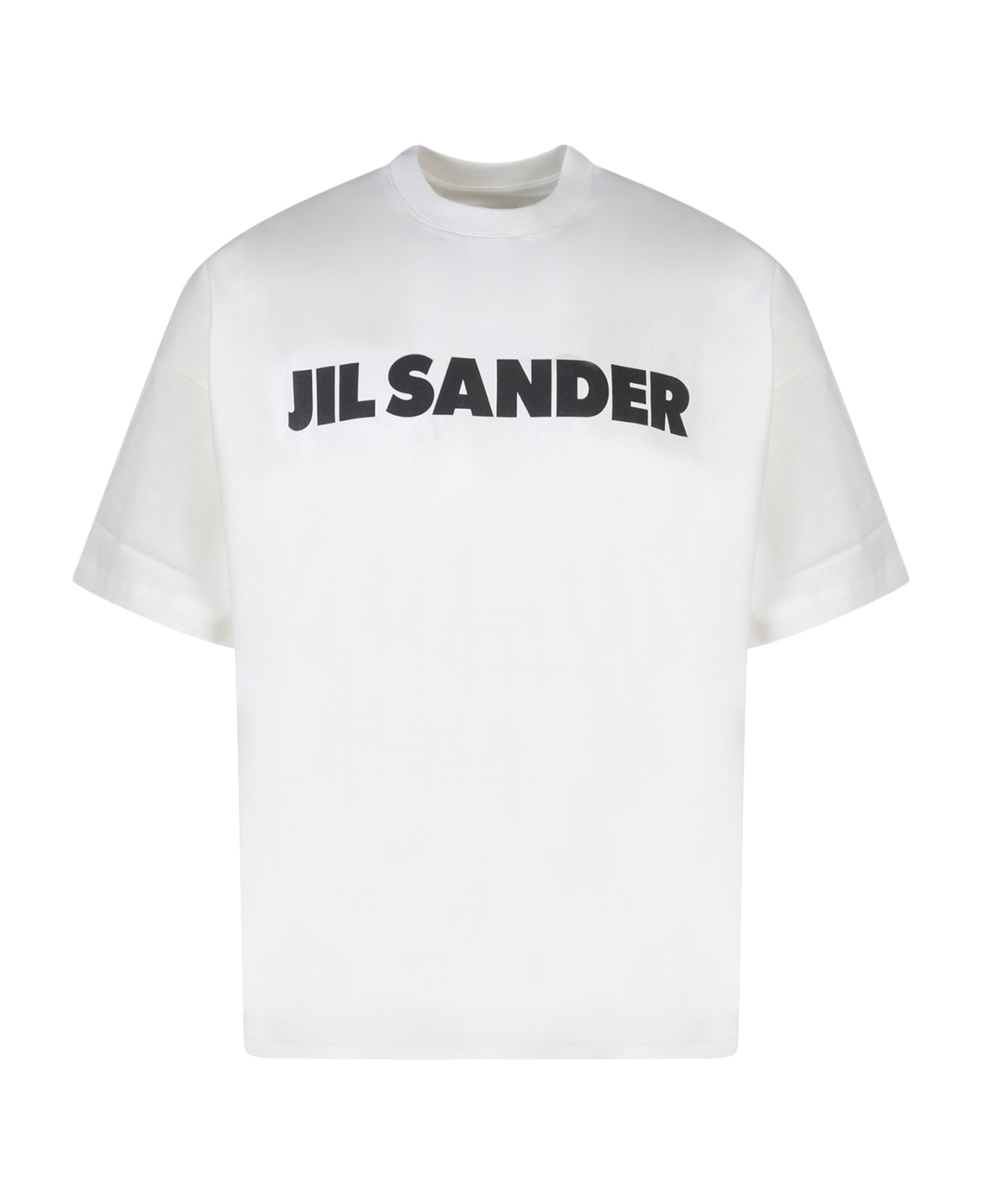 Jil Sander Logo Print T-shirt - PORCELAIN