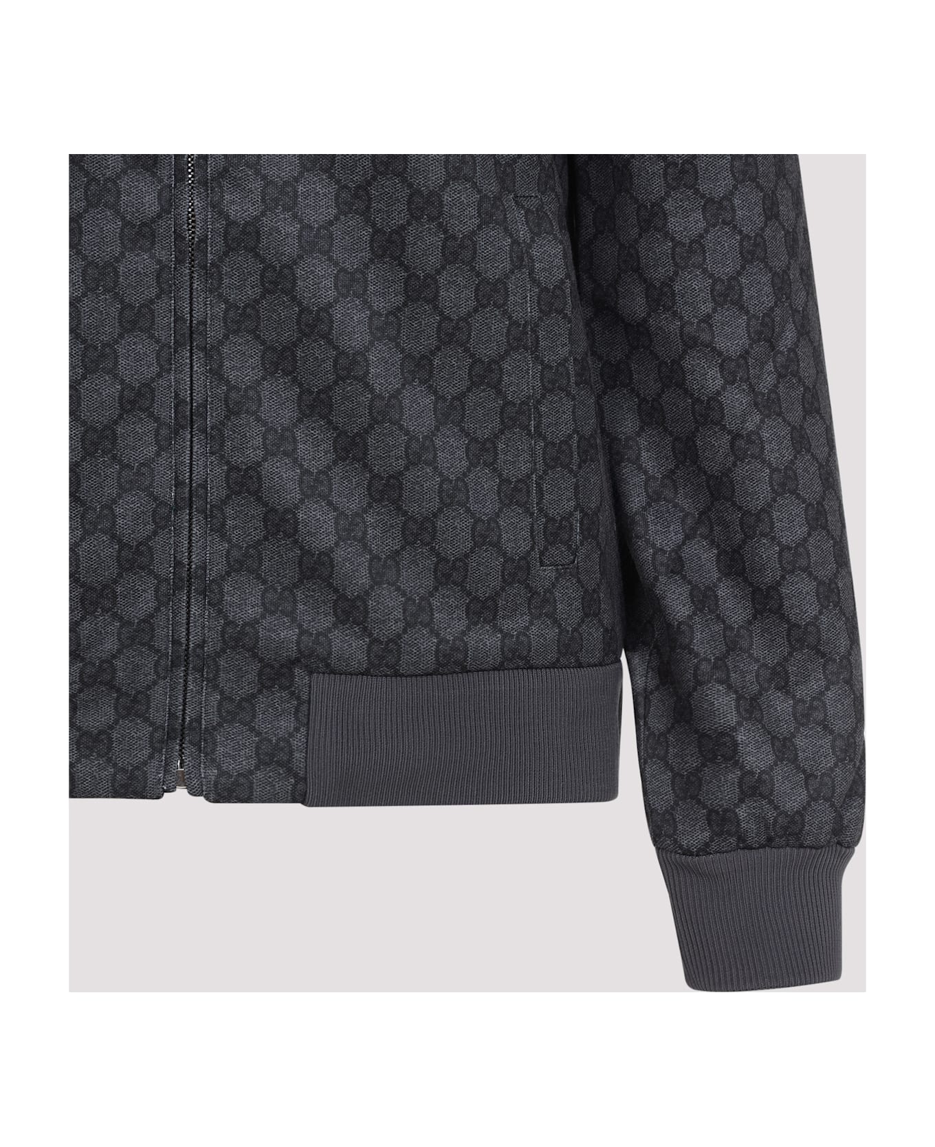 Gucci Gg Fullzip Sweatshirt - Black