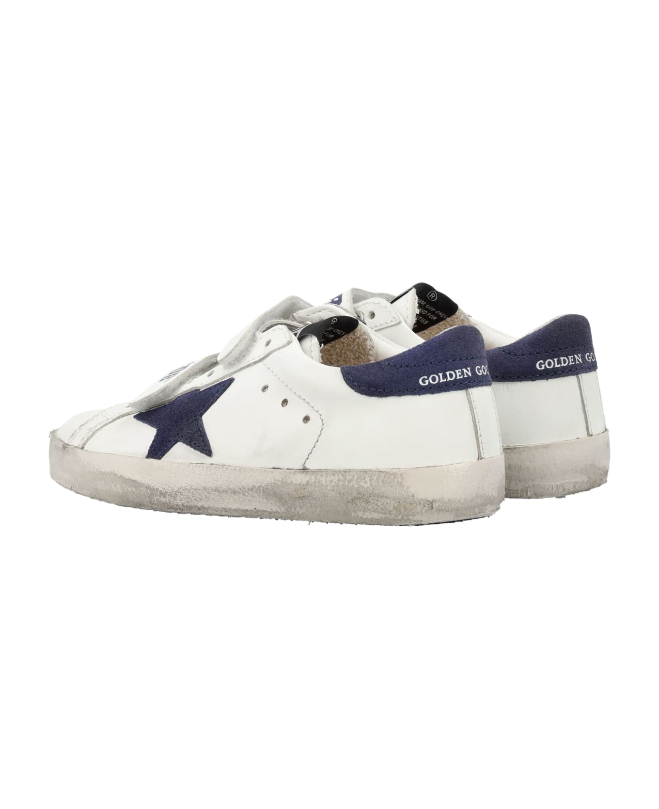 Golden Goose Kid - Old School - WHITE/BLUE DEPTHS