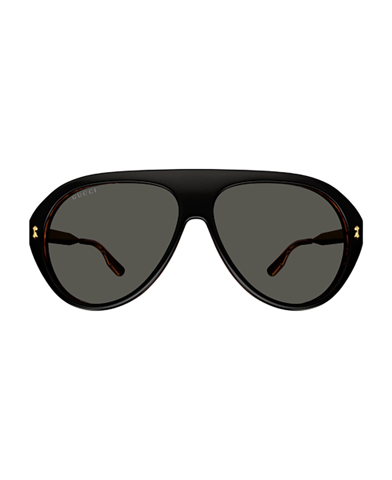 Gucci Eyewear GG1515S Sunglasses - Black Gold Grey