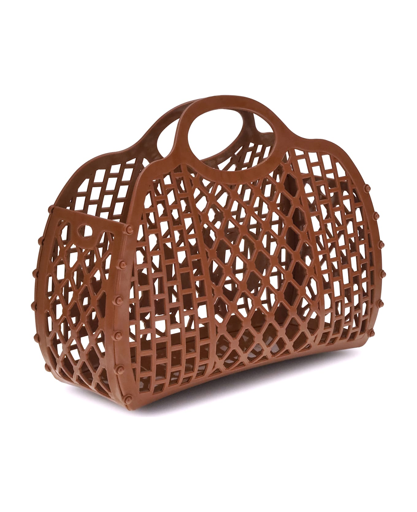 Chloé Cage Handbag - BROWN