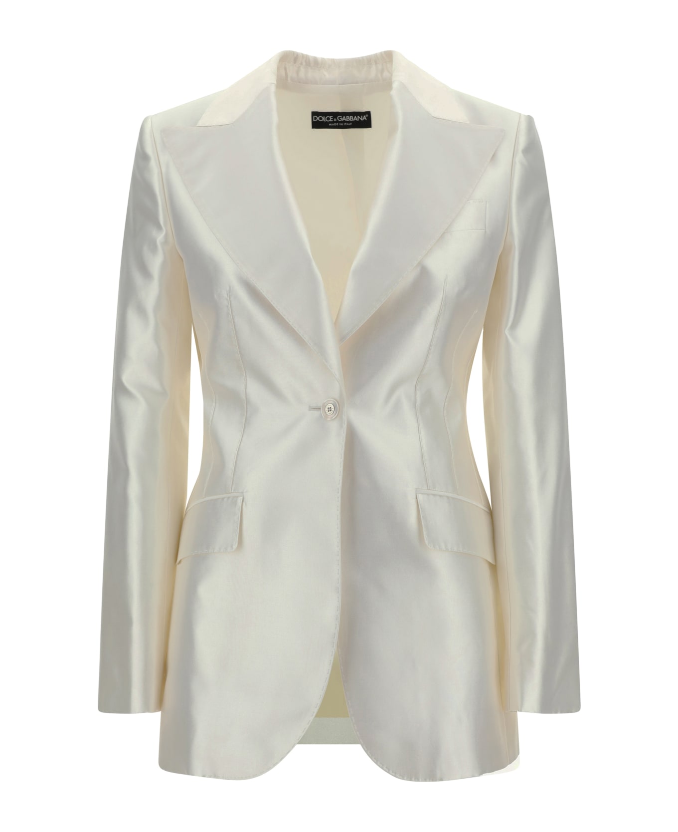 Dolce & Gabbana Blazer Jacket - BIANCO NATURALE (White)