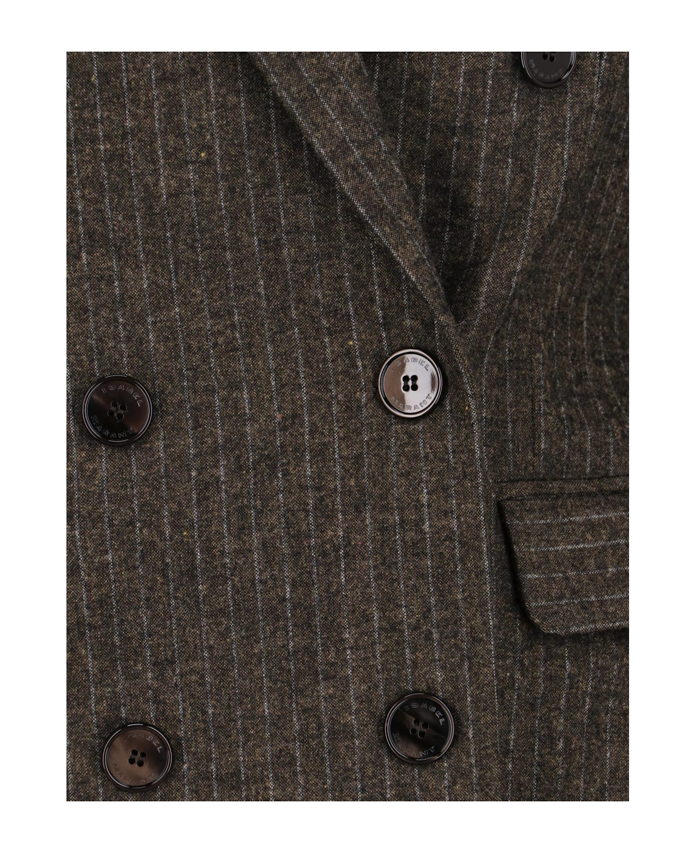 Isabel Marant 
jevima
 Double-breasted Blazer - Brown