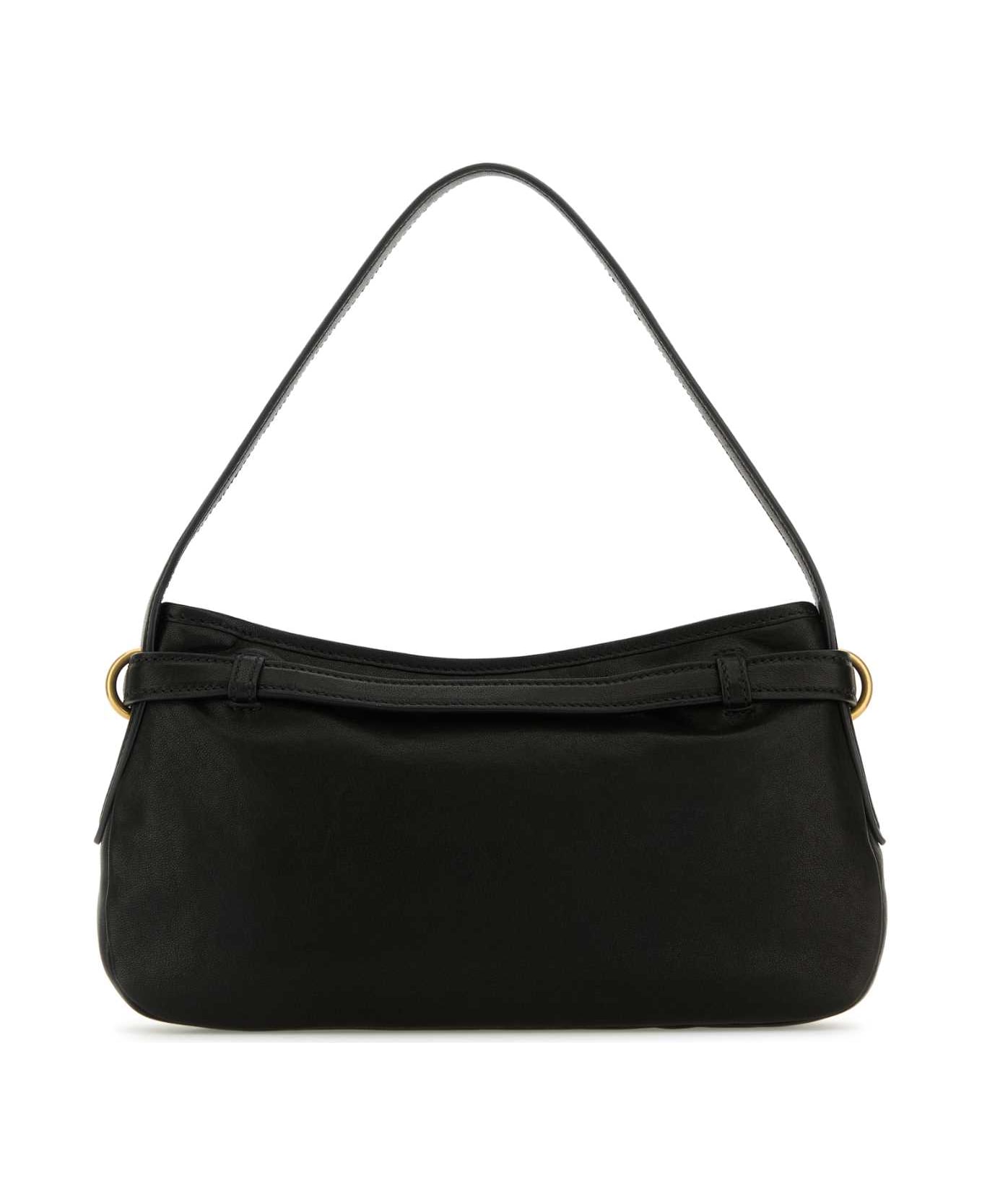 Miu Miu Black Nappa Leather Avenue Shoulder Bag | italist