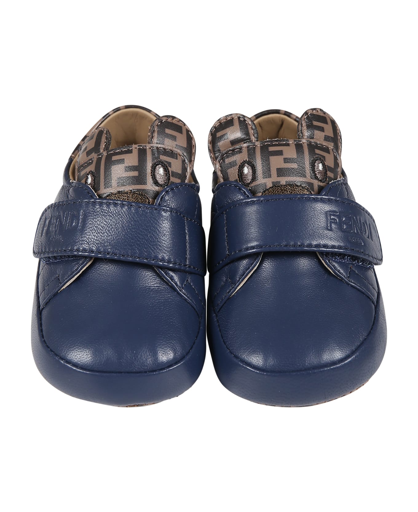 Fendi Blue Sneakers For Baby Boy - Blue