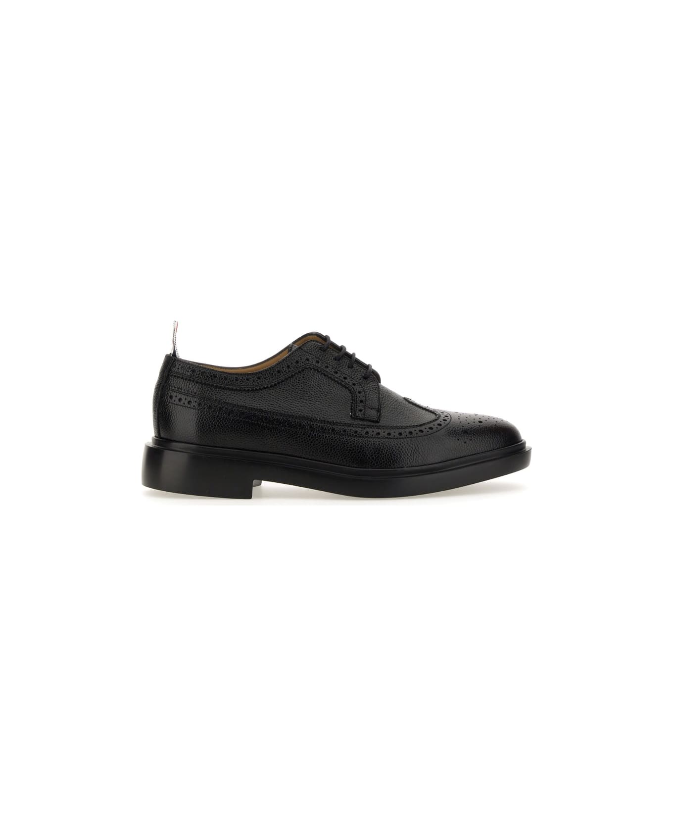 Thom Browne Lace-up Longwing Brogue - BLACK