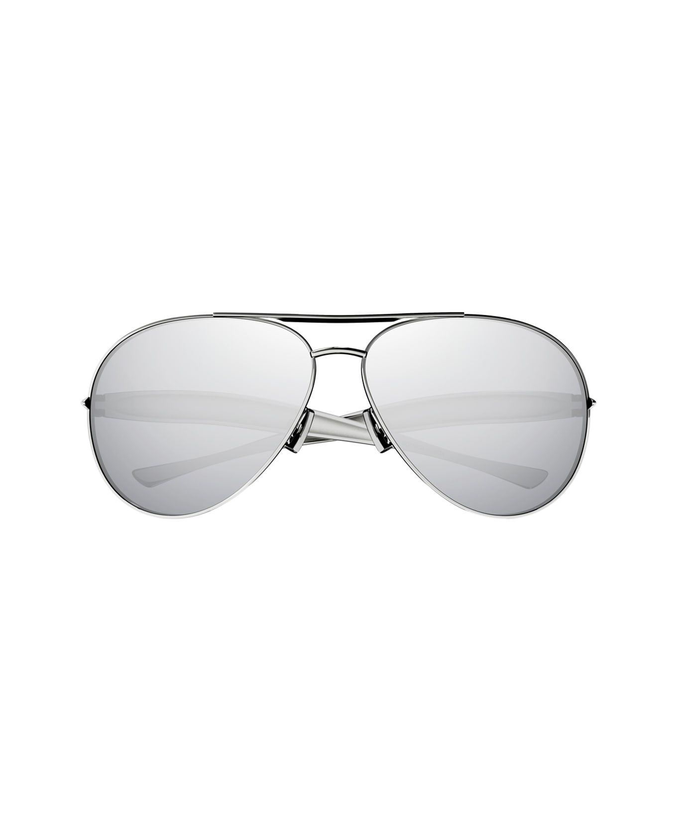 Bottega Veneta Eyewear Bottega Veneta Bv1305s Linea Unapologetic 003 Silver Sunglasses - Argento