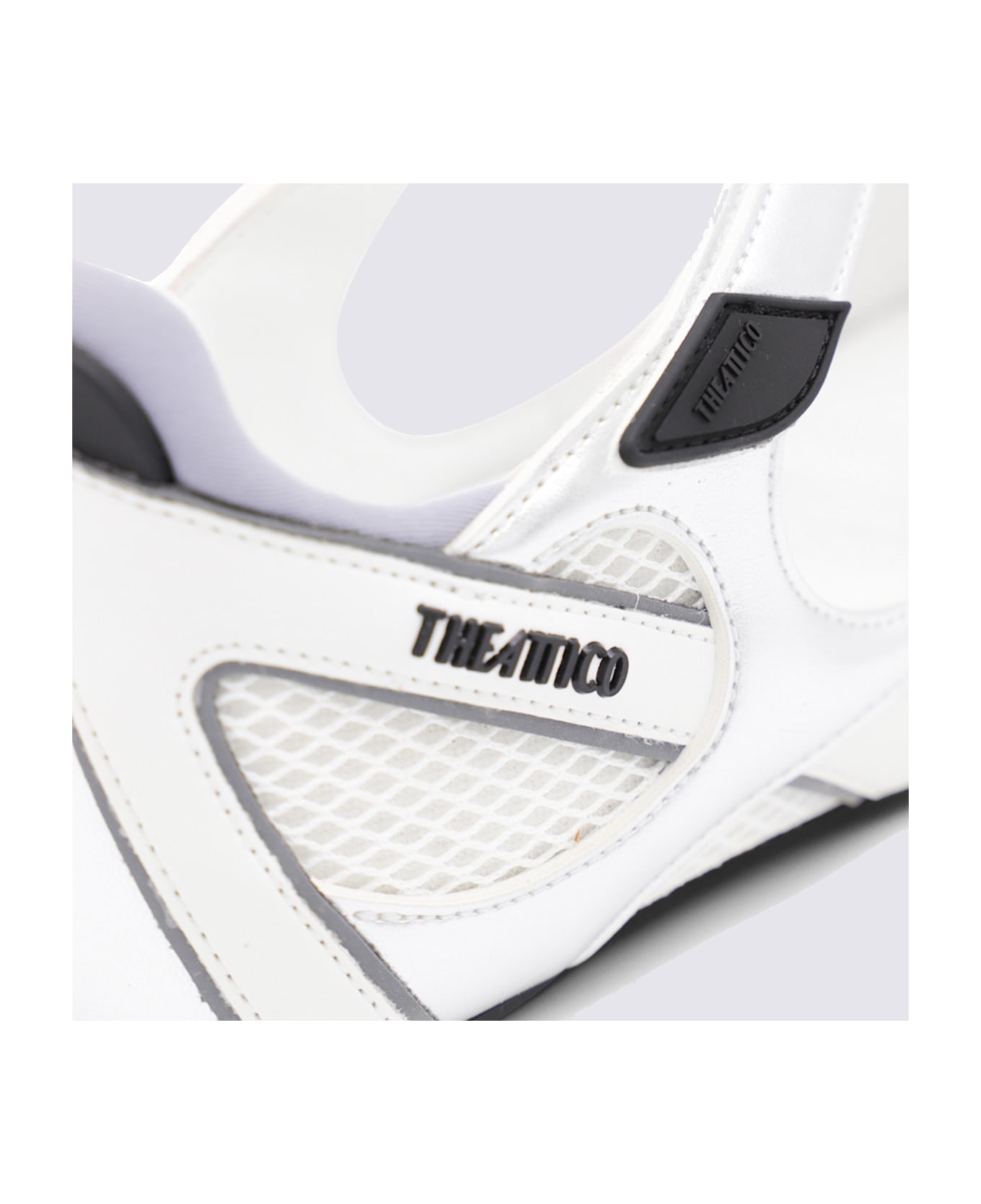 The Attico Silver Floor 01 Ballerina - Silver