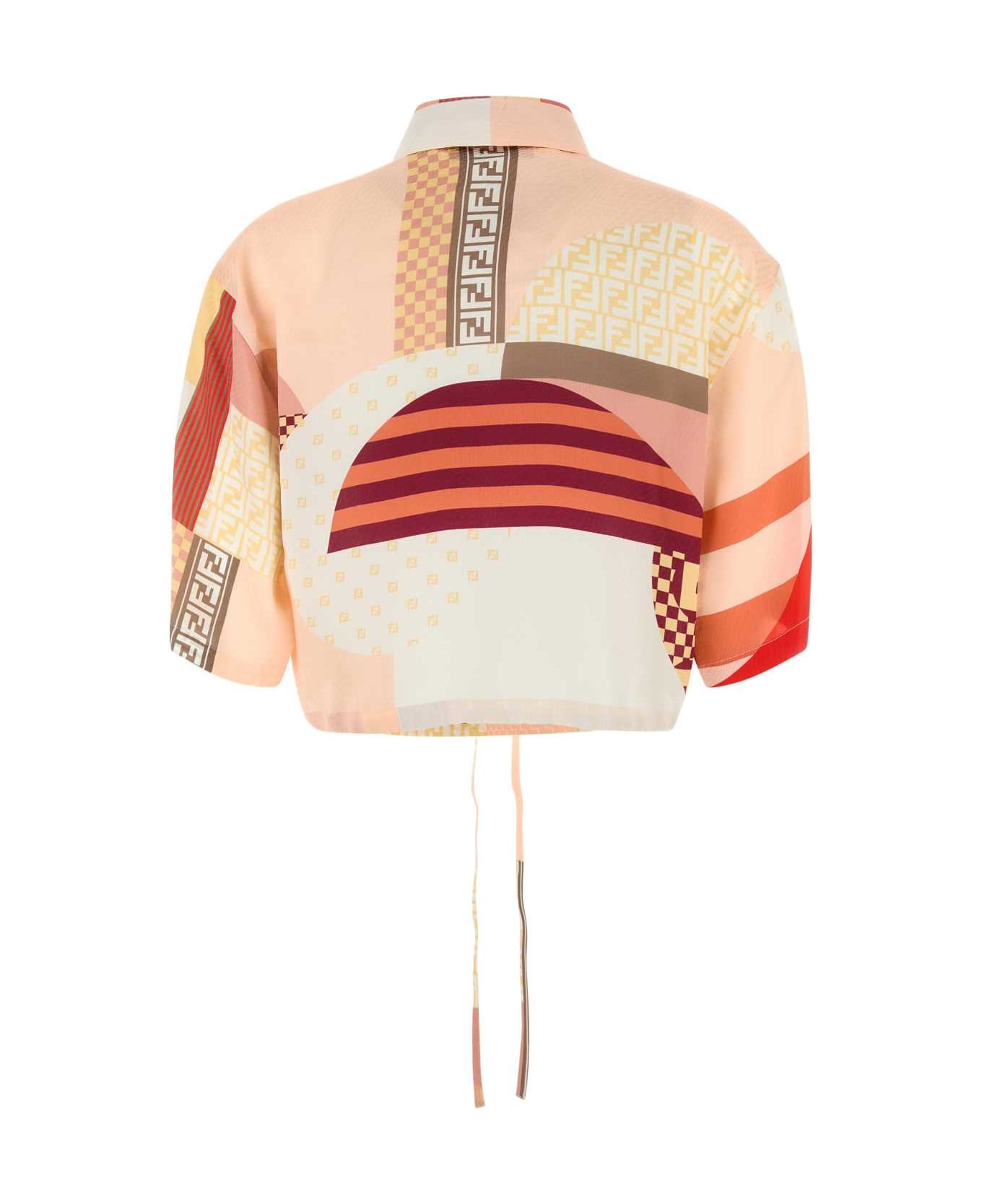 Fendi Printed Silk Shirt - BAHAMAS-25