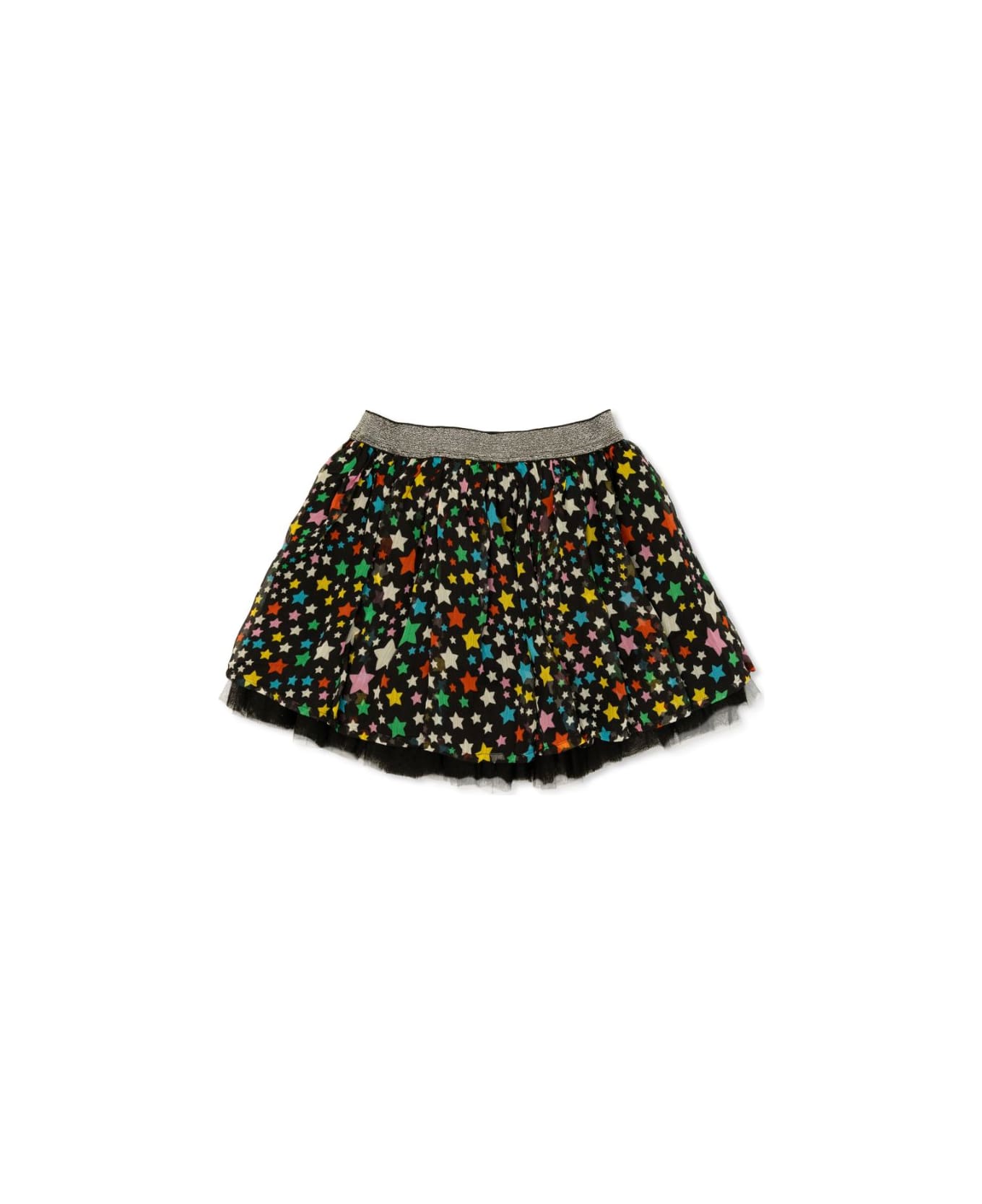 Stella McCartney Kids Gonna Con Stampa - Black