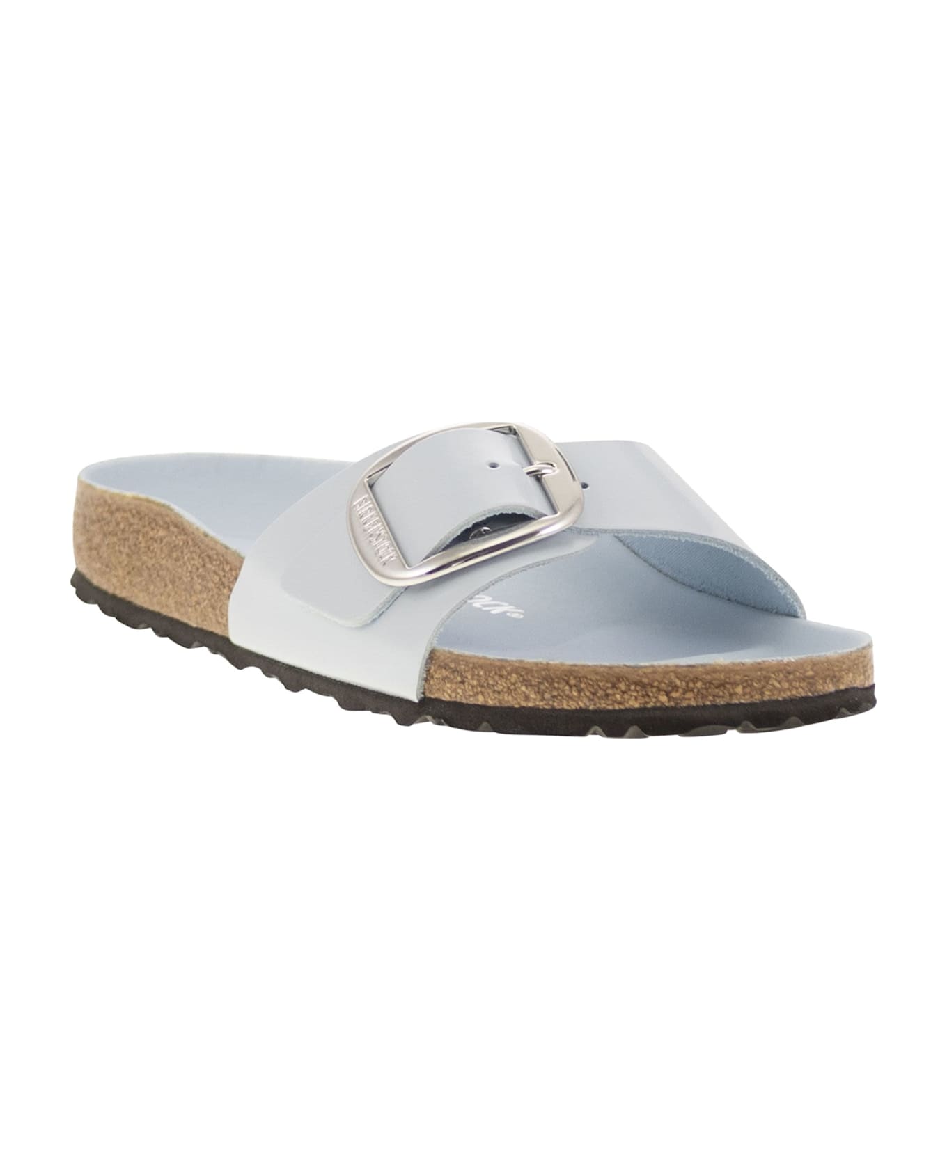 Birkenstock Madrid Big Buckle - Flat Sandal - BLUE