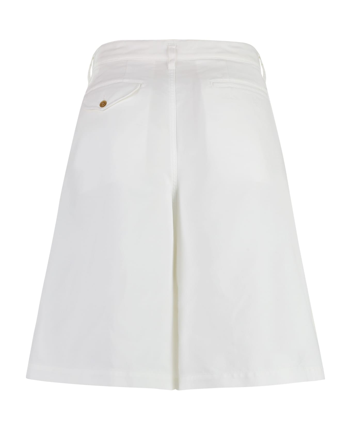 Comme des Garçons Shirt Techno Fabric Bermuda-shorts - White