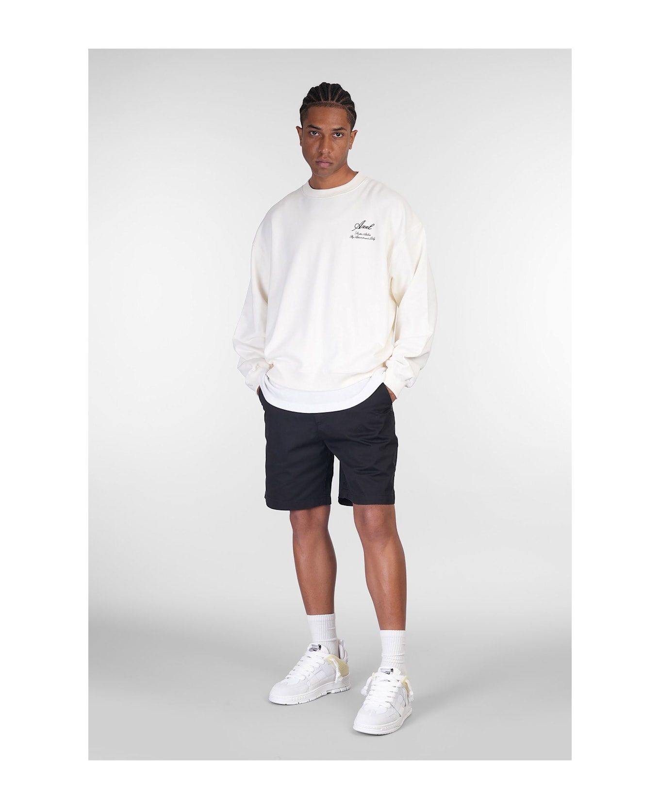 Axel Arigato Atelier Sweatshirt Sweatshirt In Beige Cotton - beige