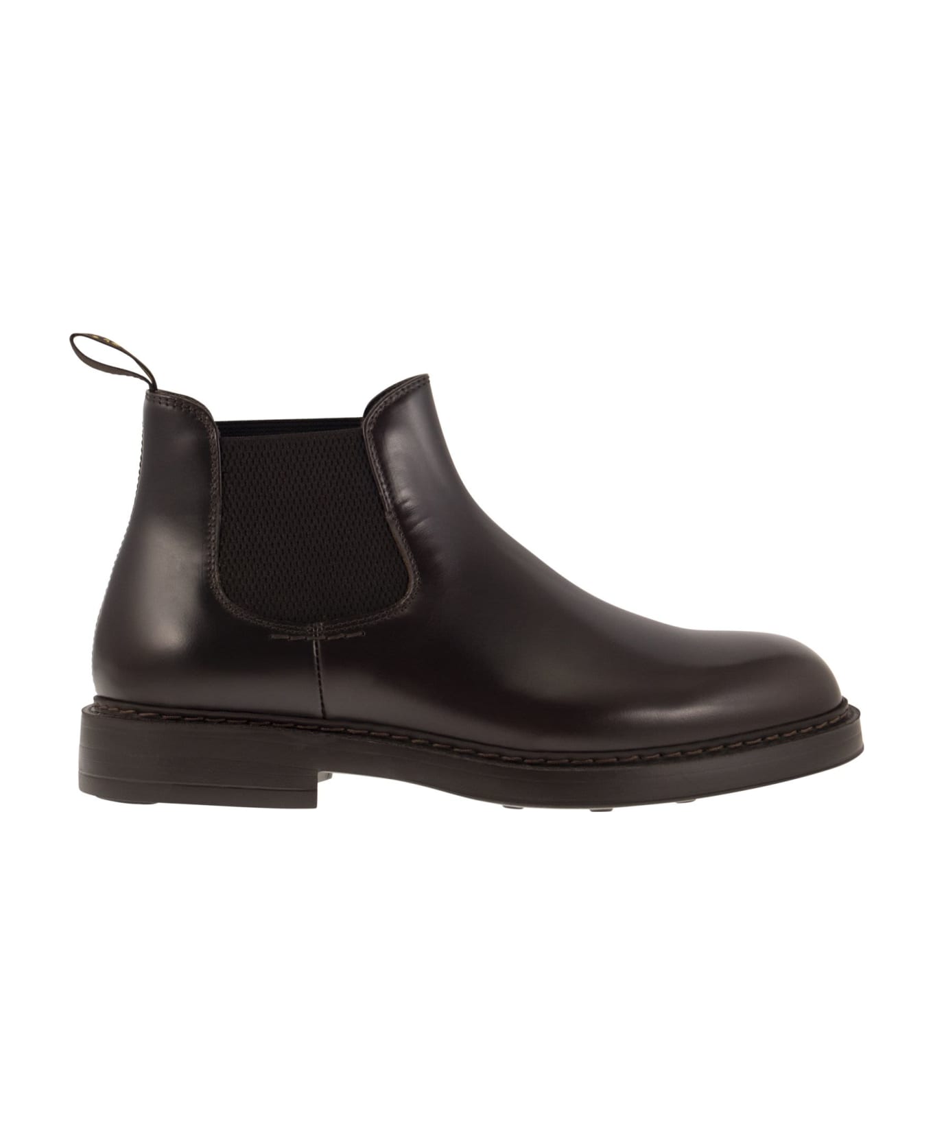 Doucal's Chelsea Leather Ankle Boot - Brown