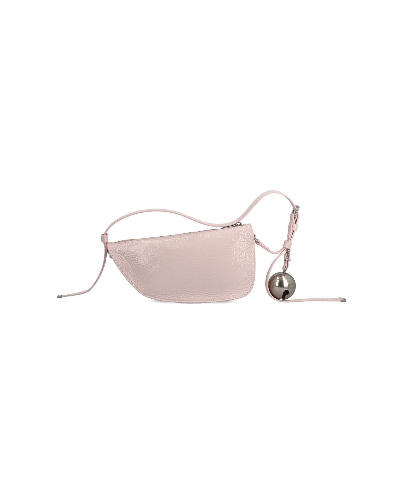Burberry Mini Shield Bell-charm Shoulder Bag - PINK
